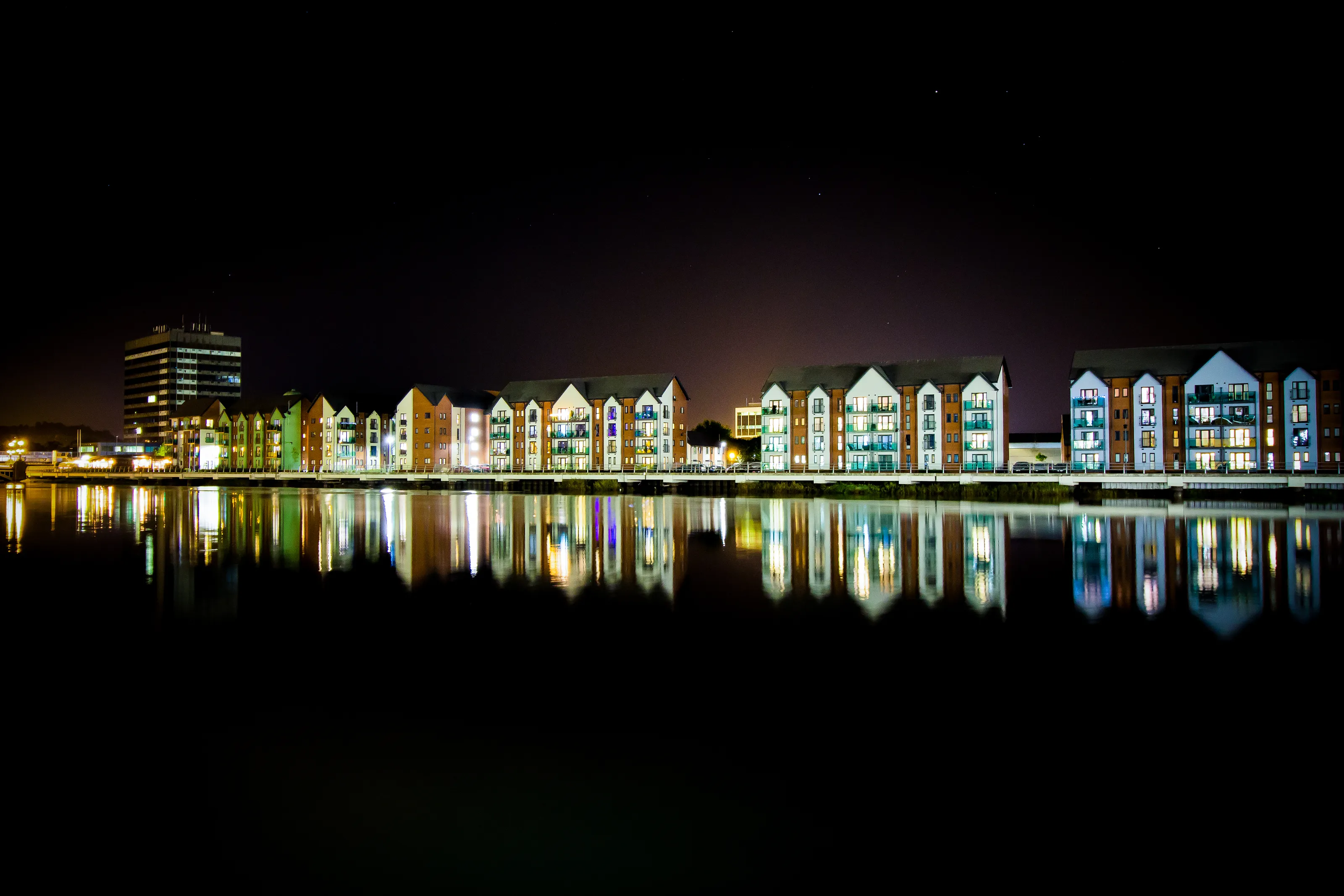 Riverfront reflections