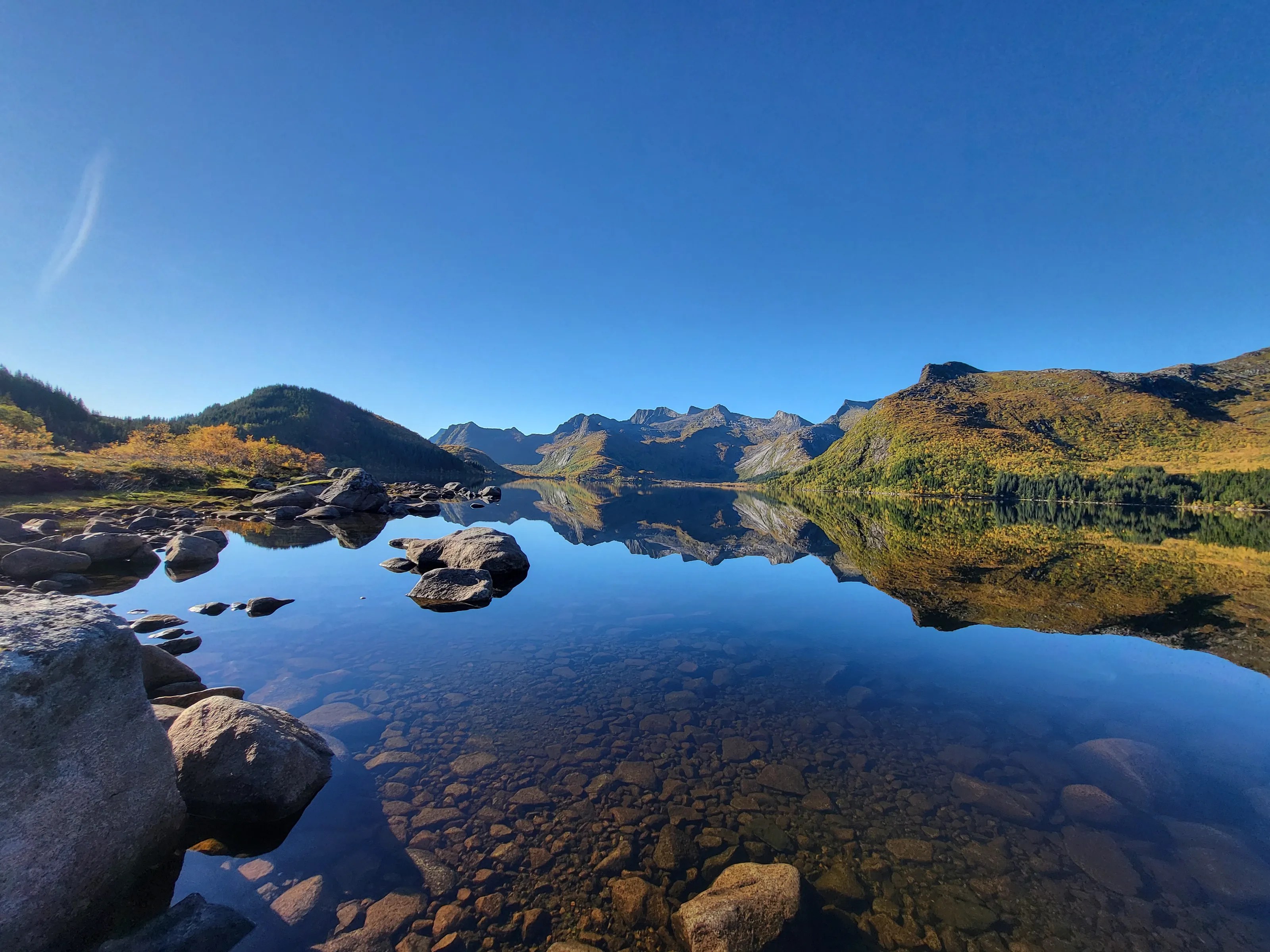Pano of a Norwegian lake