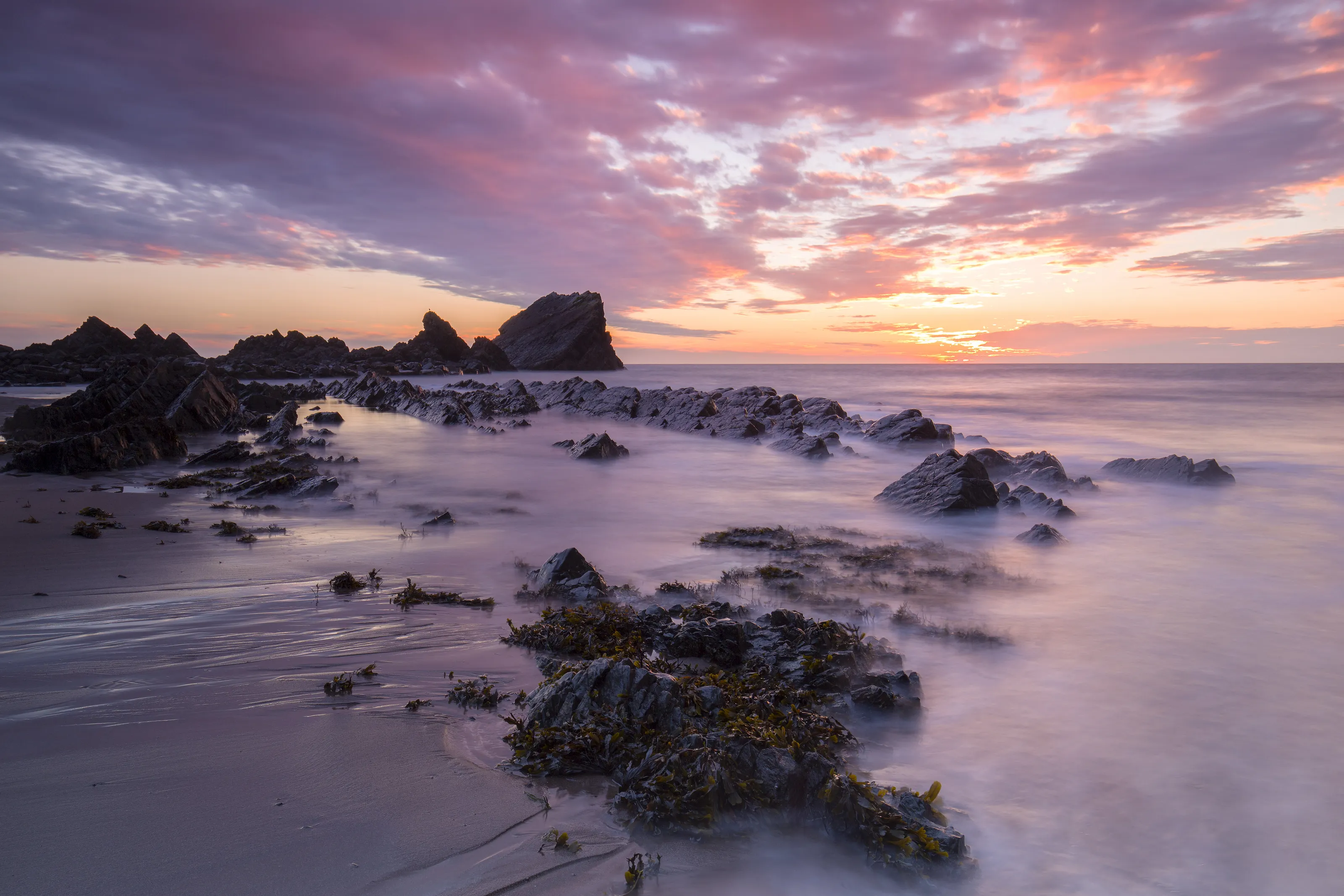 Sunset at Hartland Quay