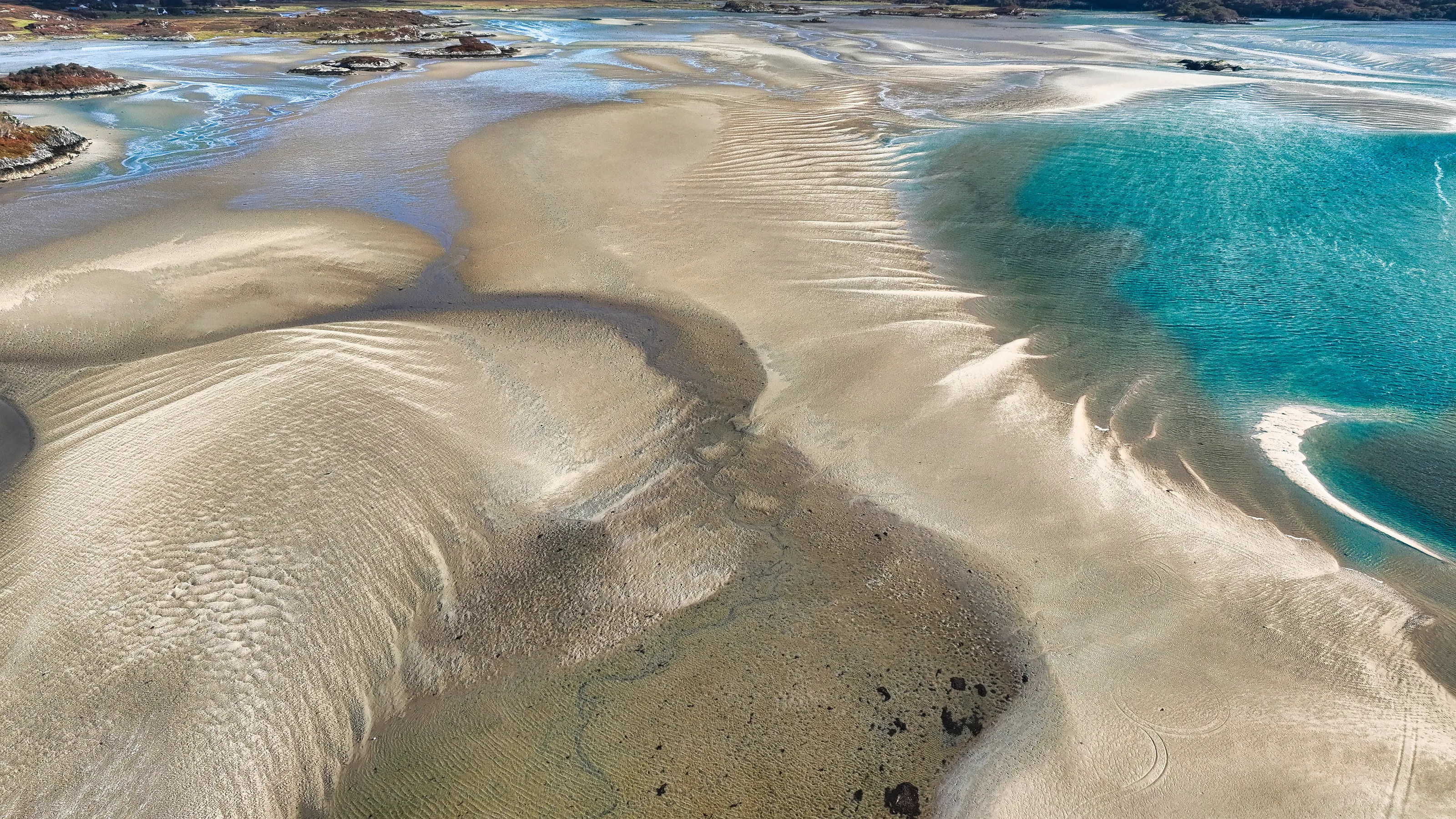 Beaches and sandbanks