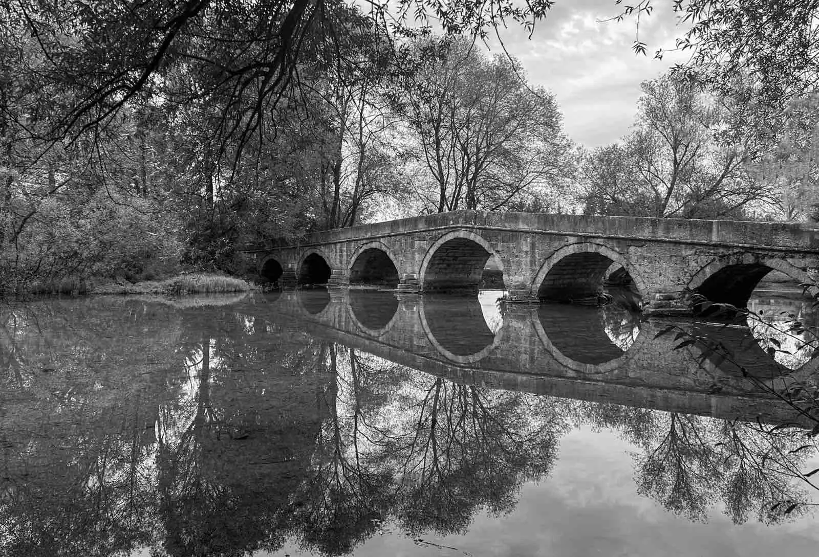 The Roman Bridge in Reflection