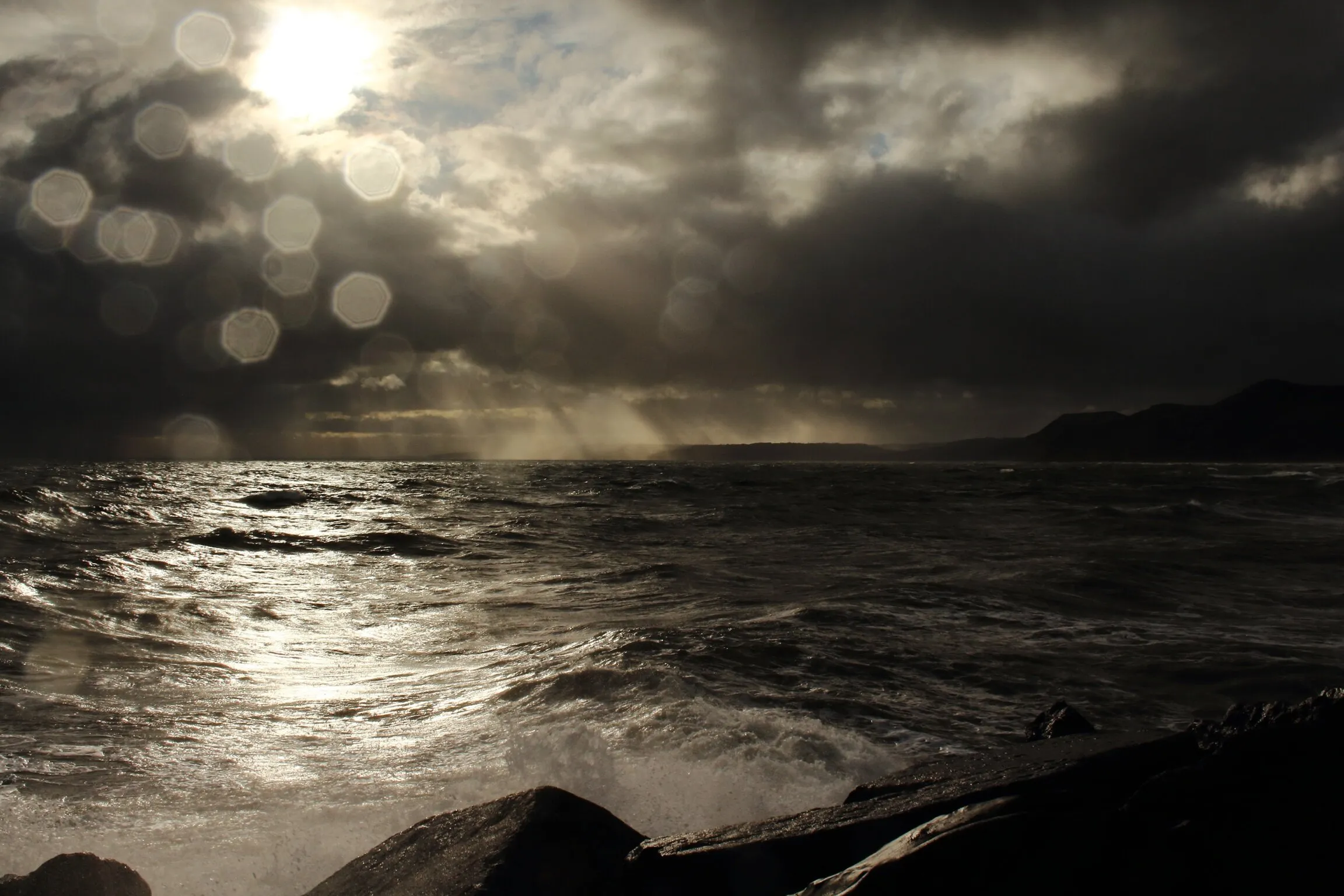 Stormy seas