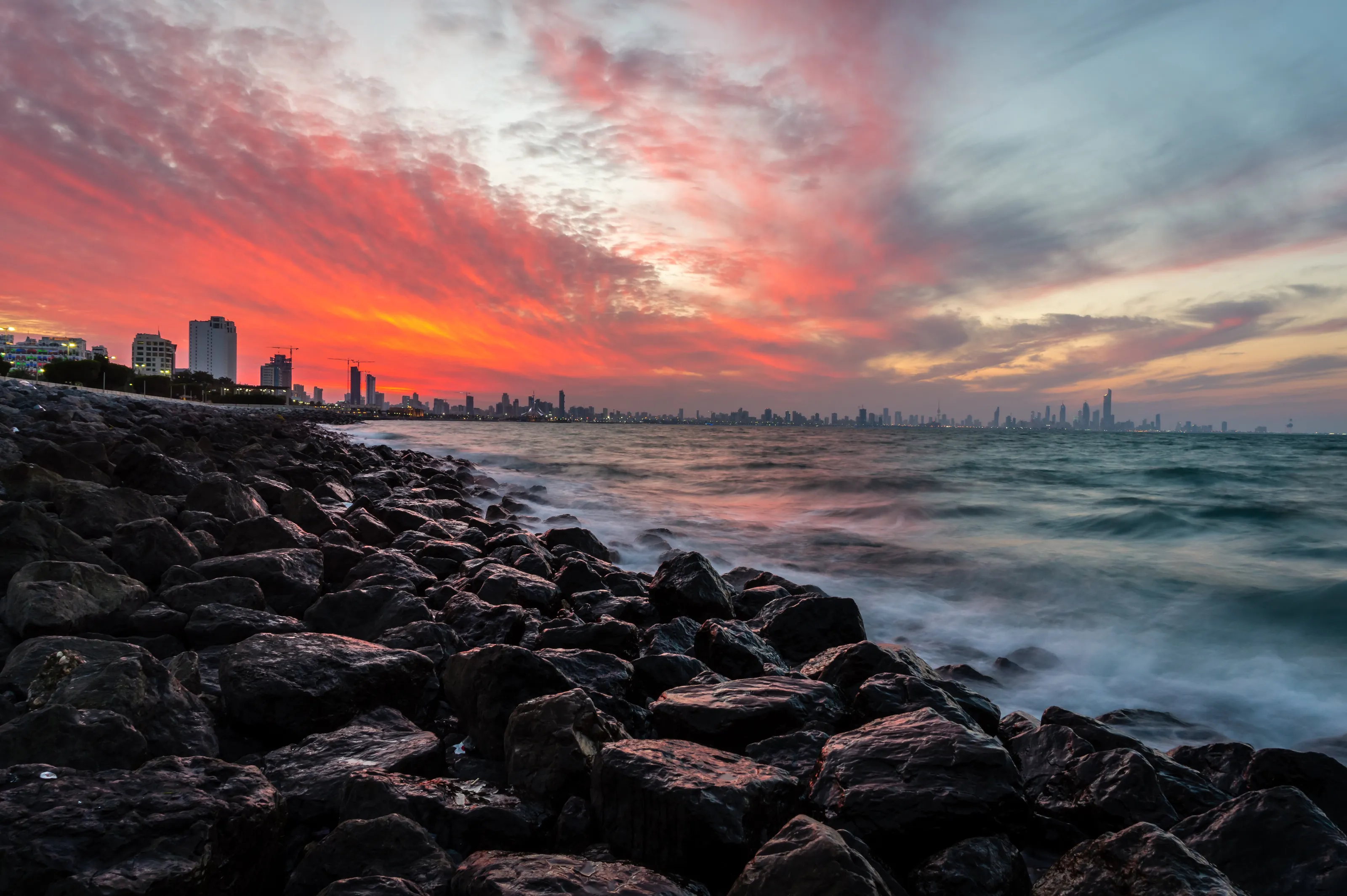 Fire sunset