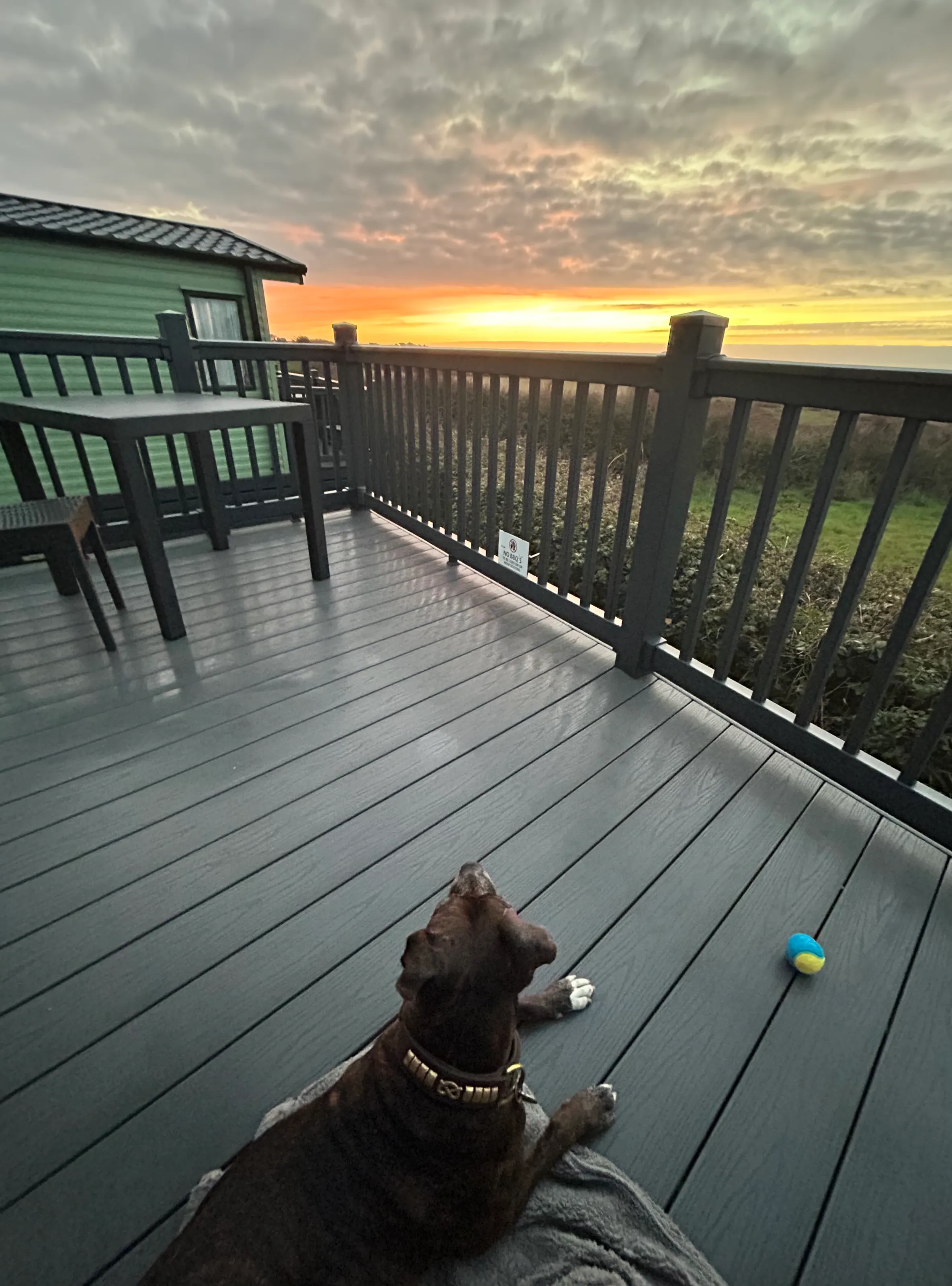 Admiring sunsets