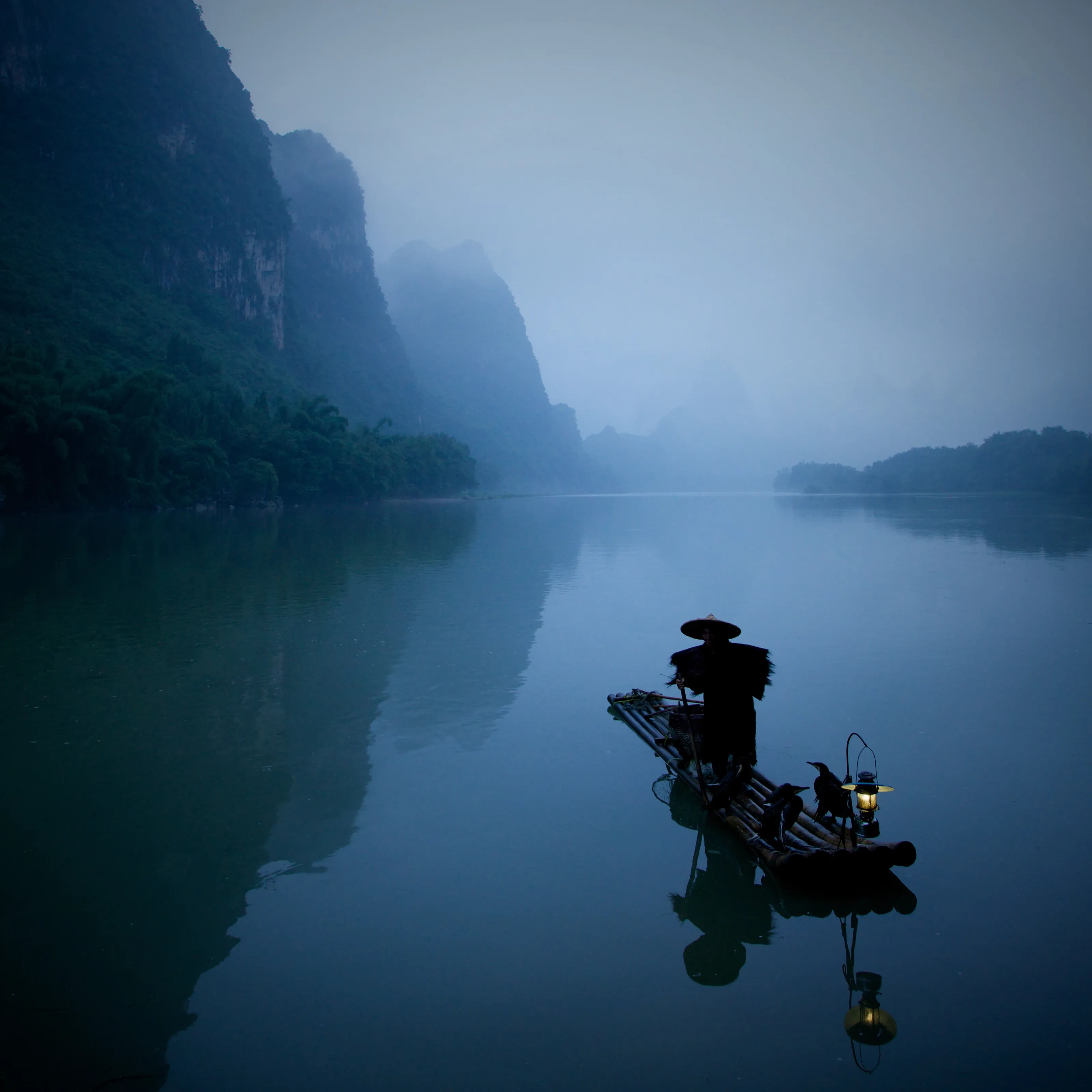 Fishing on the Li River China