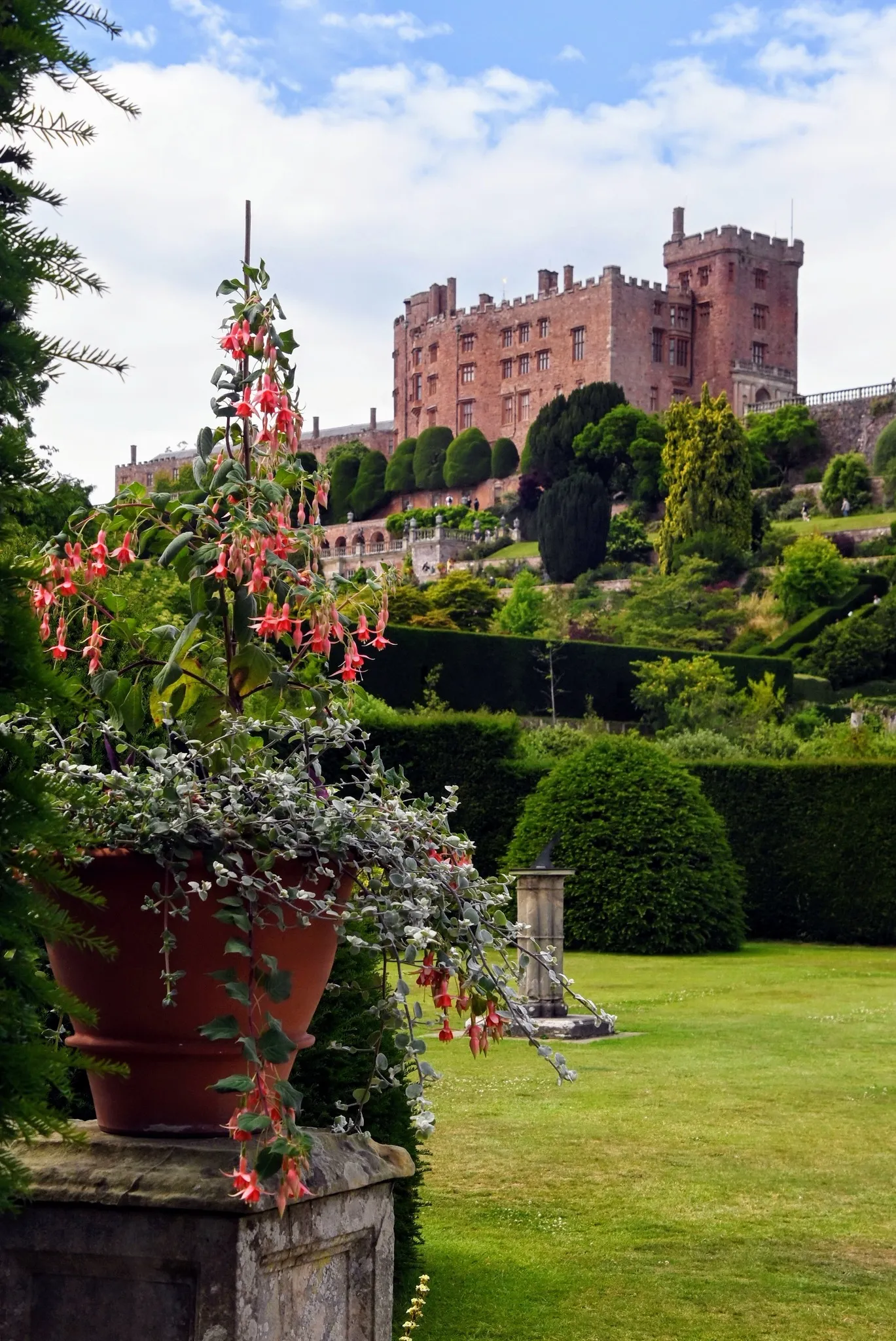 Powis Castle, Welshpool, Wales, UK