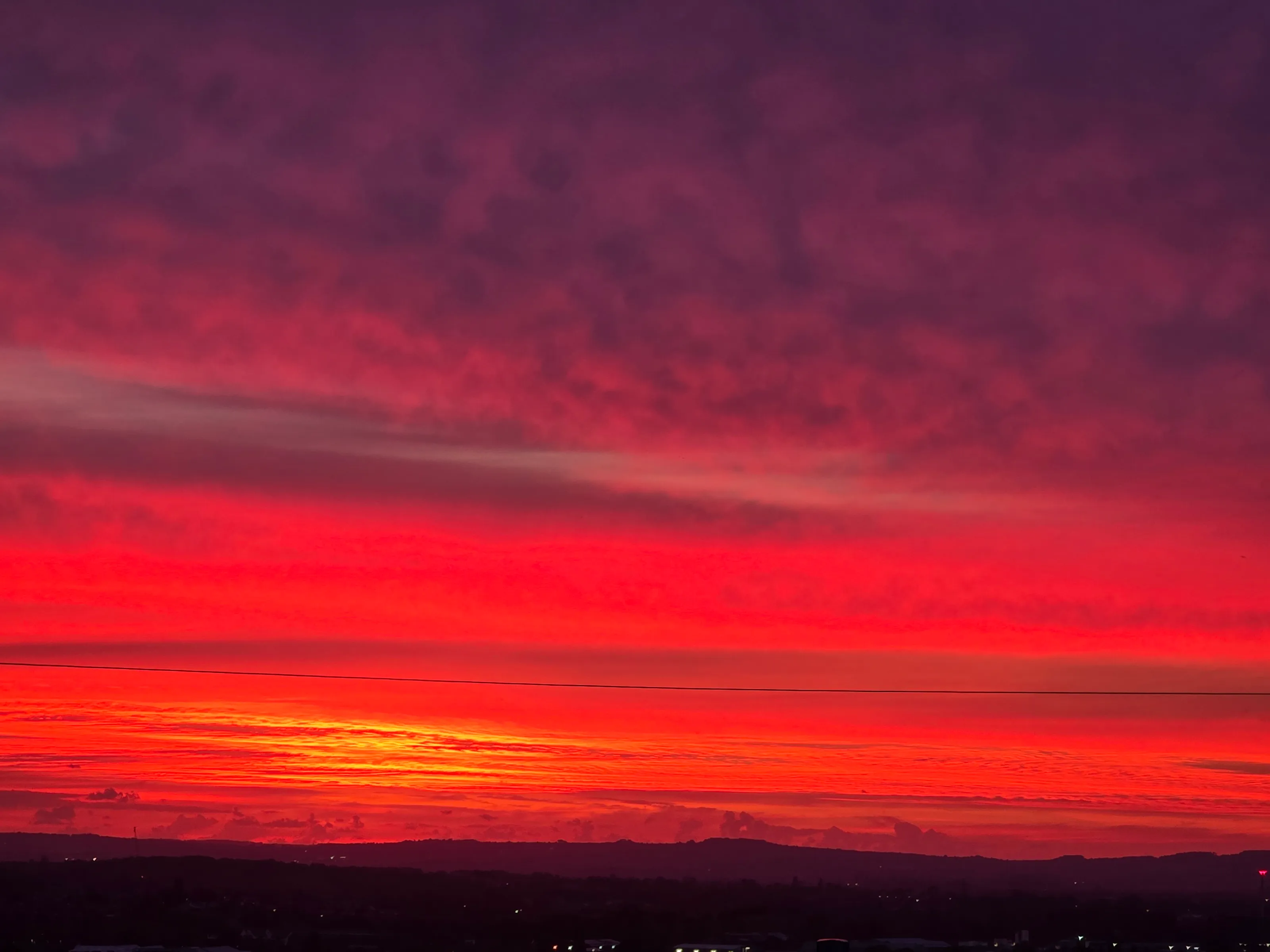 Sunrise over Exeter