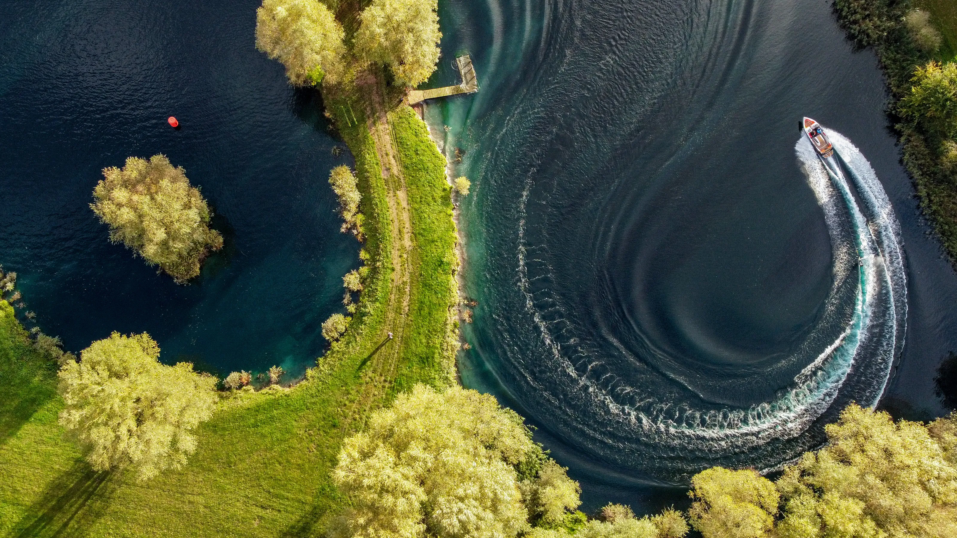 Queenford Lakes from the Air