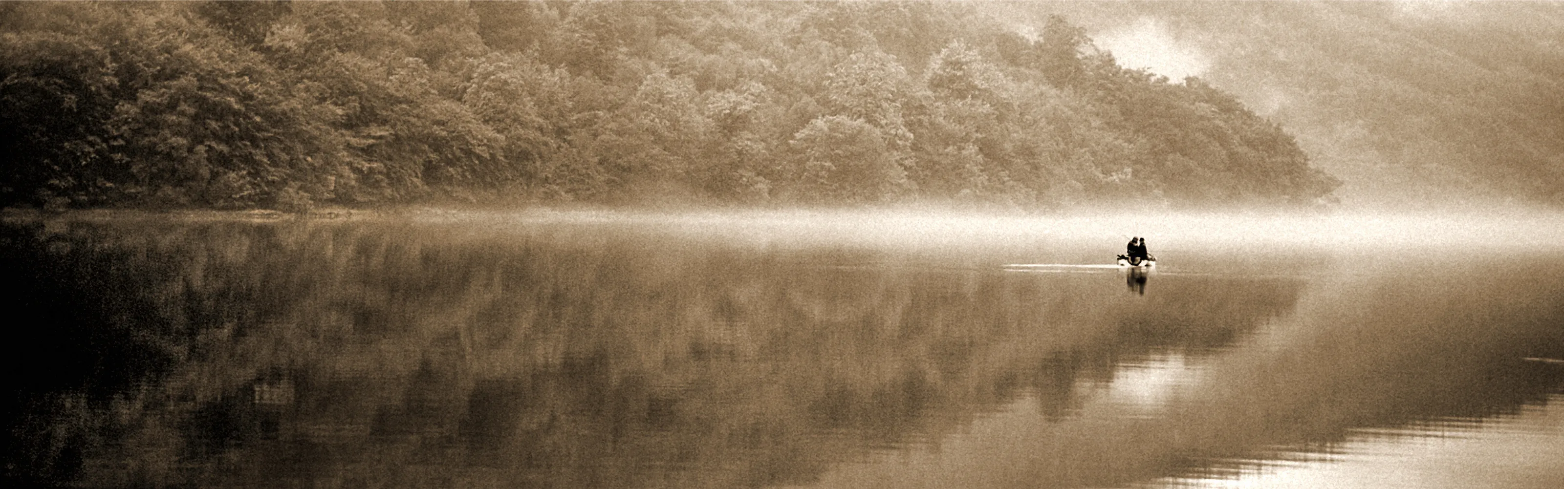 Anglers, Loch Arkaig, Scotland.
