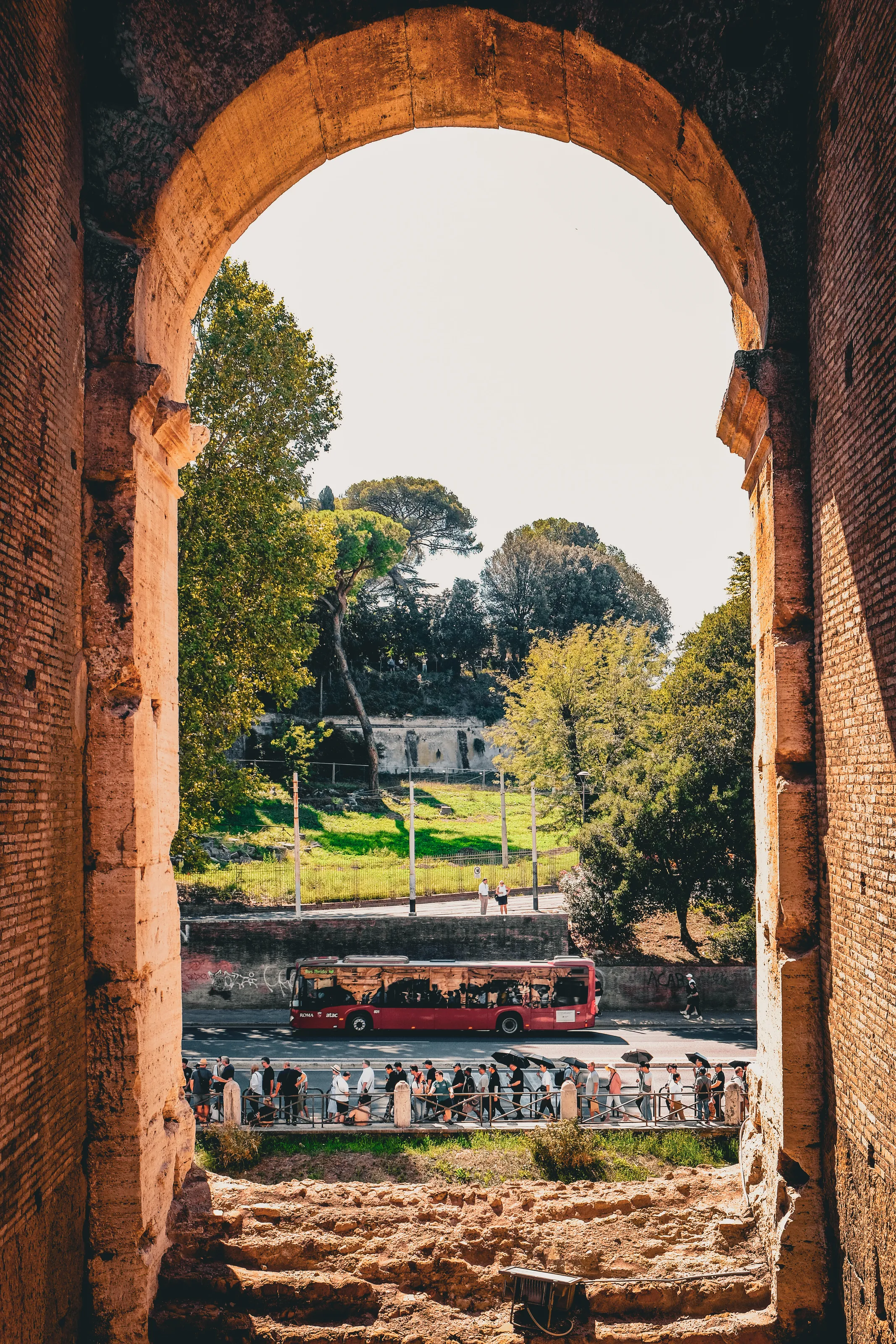 View from old to new