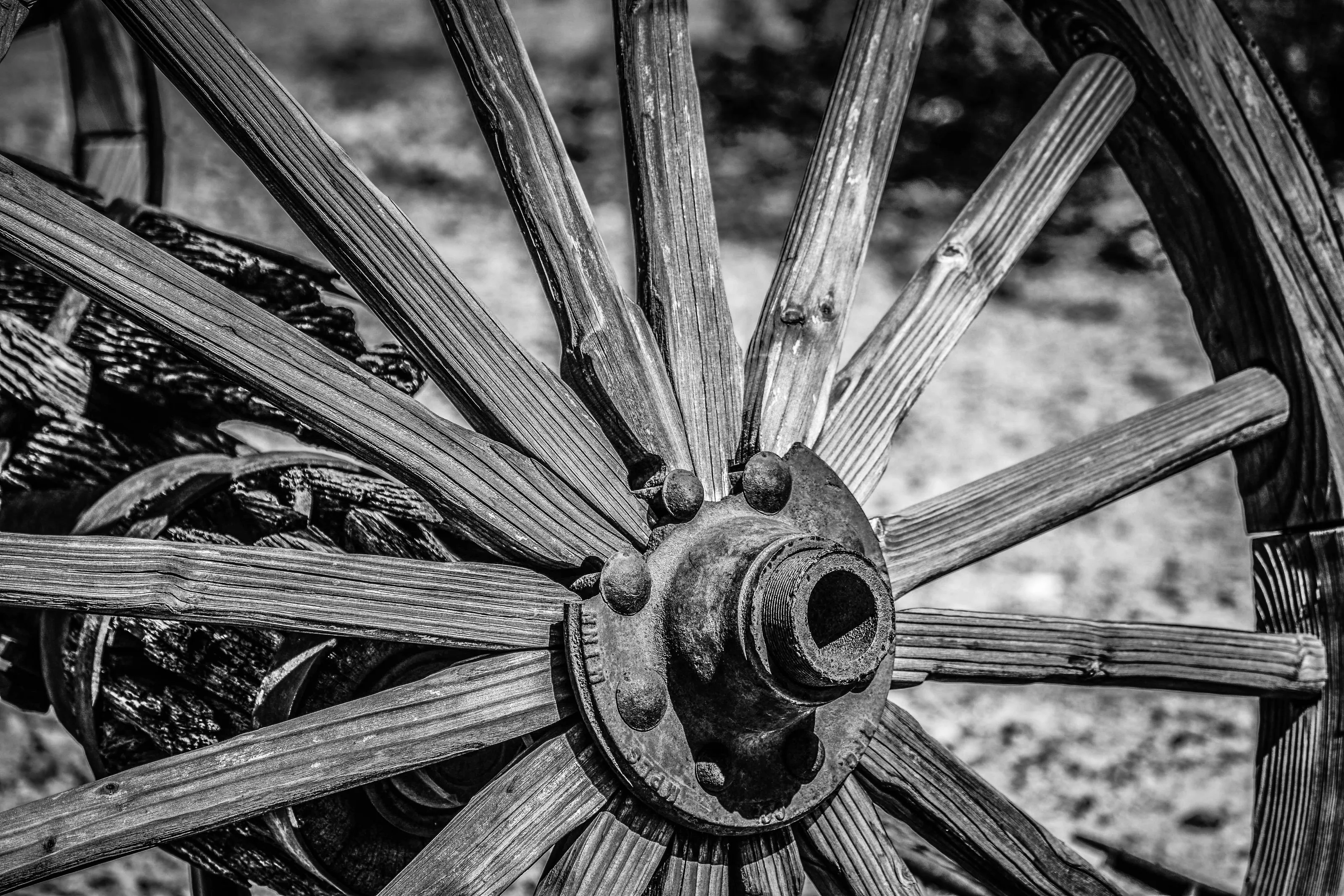 Wheels of Wagons, Carts and Carriages