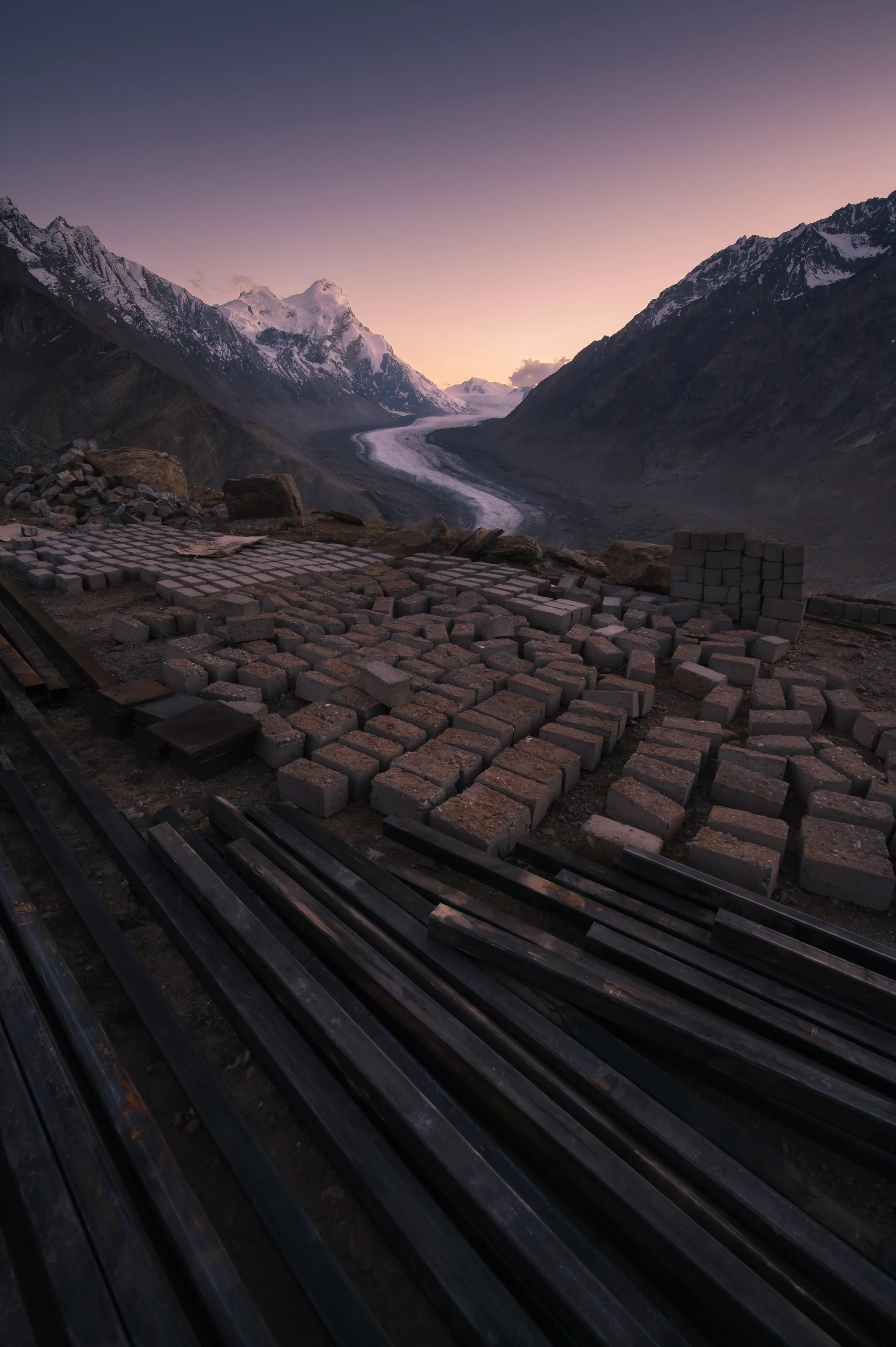 Cafification of Drang Drung Glacier