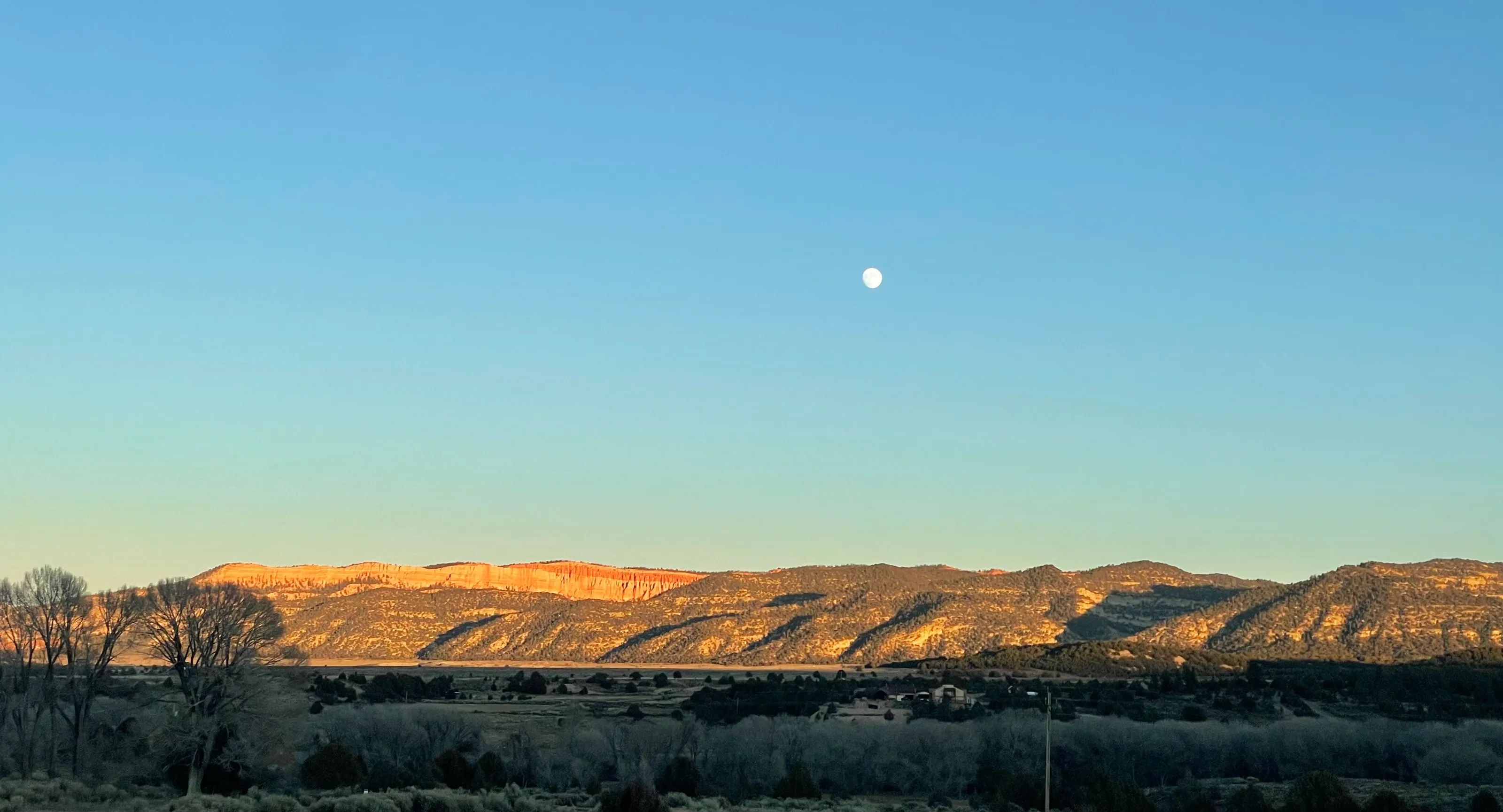Moon Over The Mountain