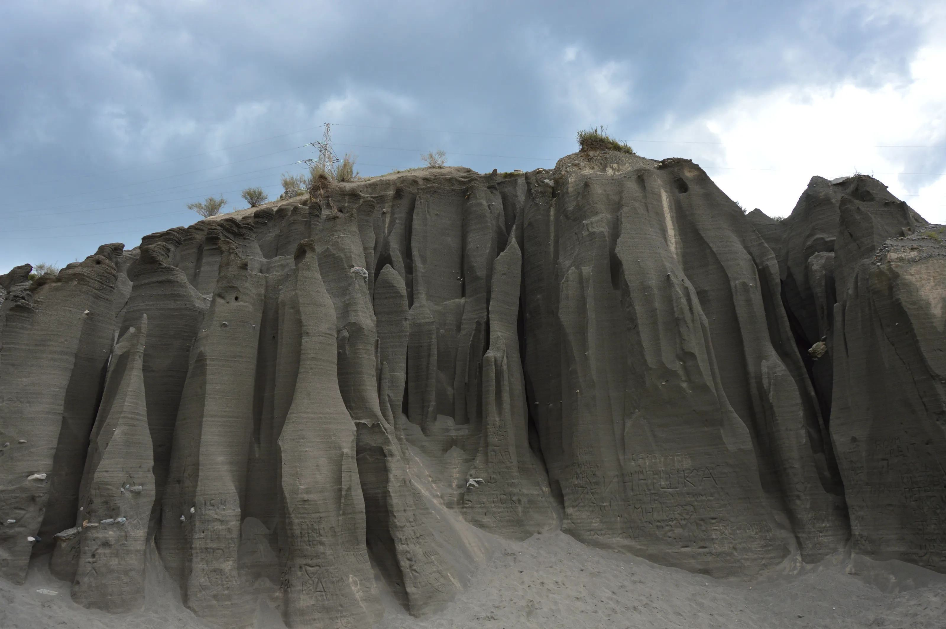Sandy rocks in Altai