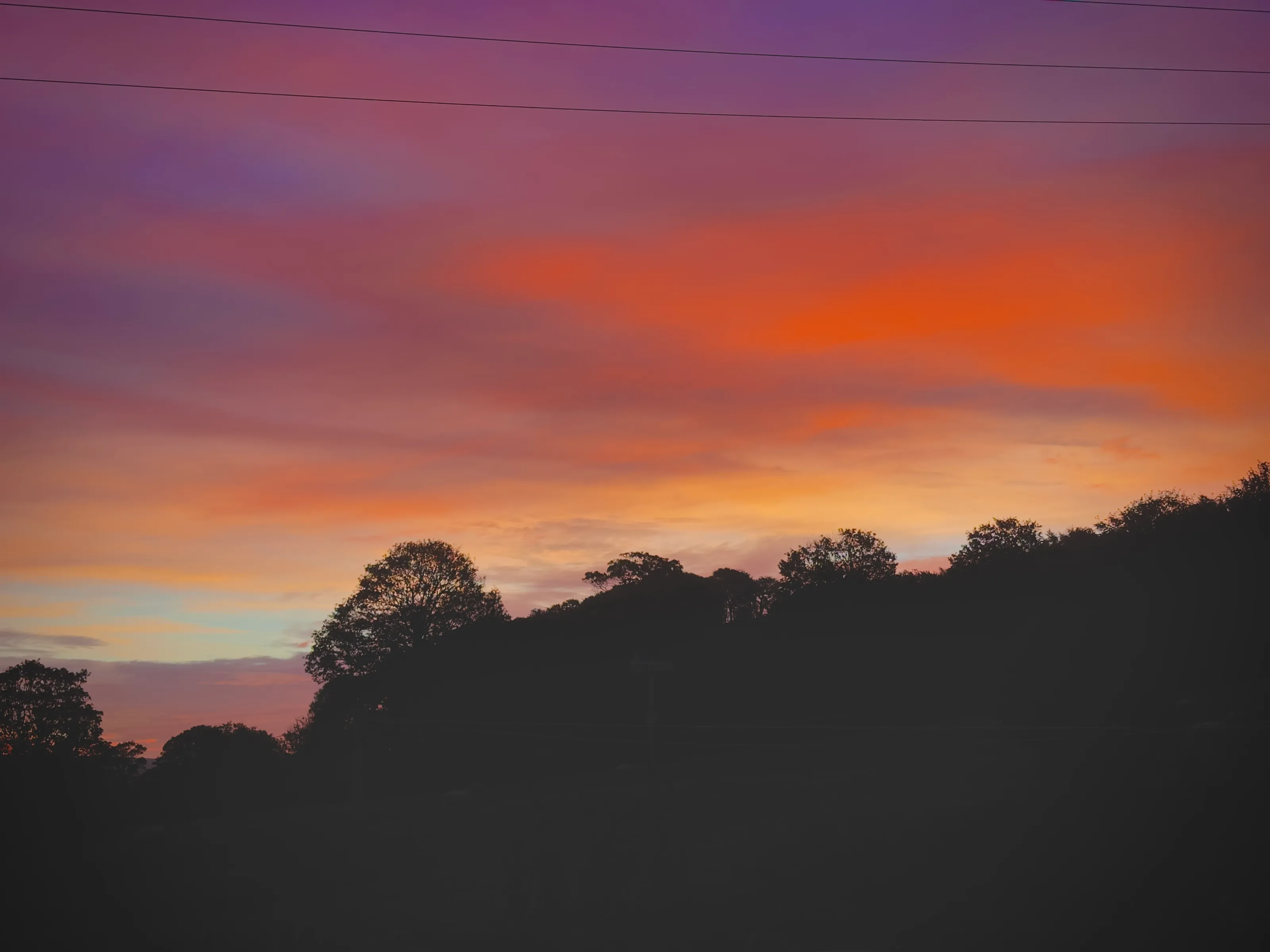 Red sky at night