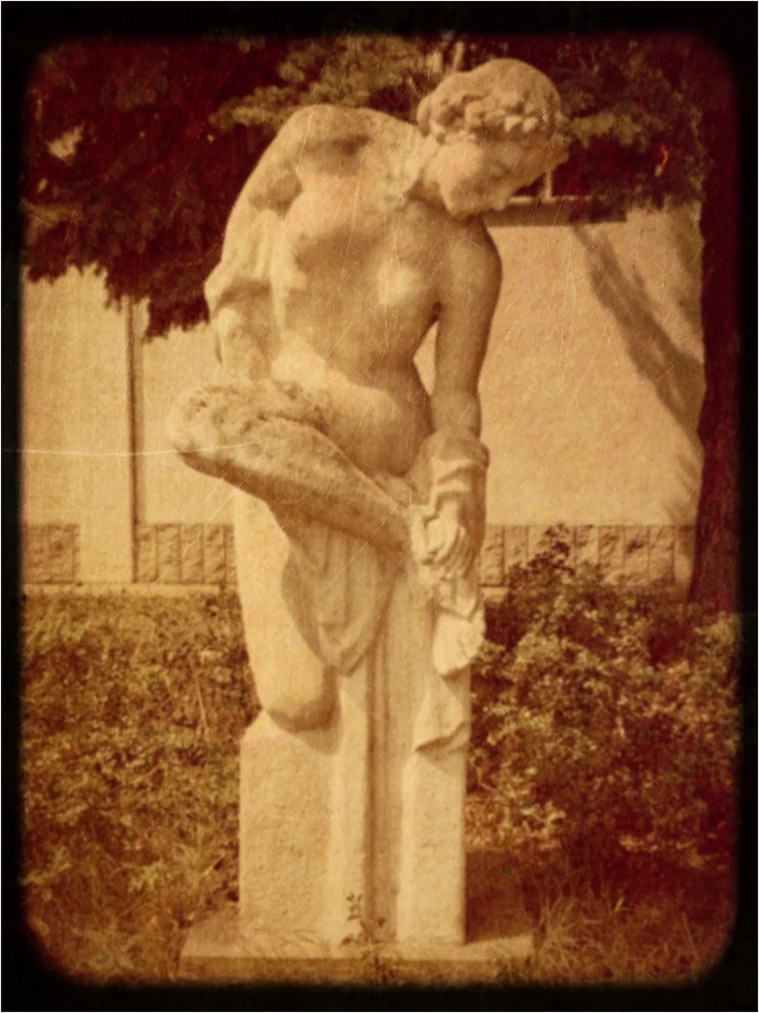 bathing nude