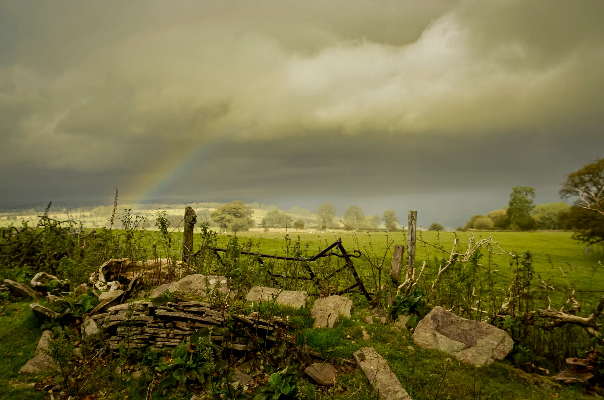 The black Mountain Valley