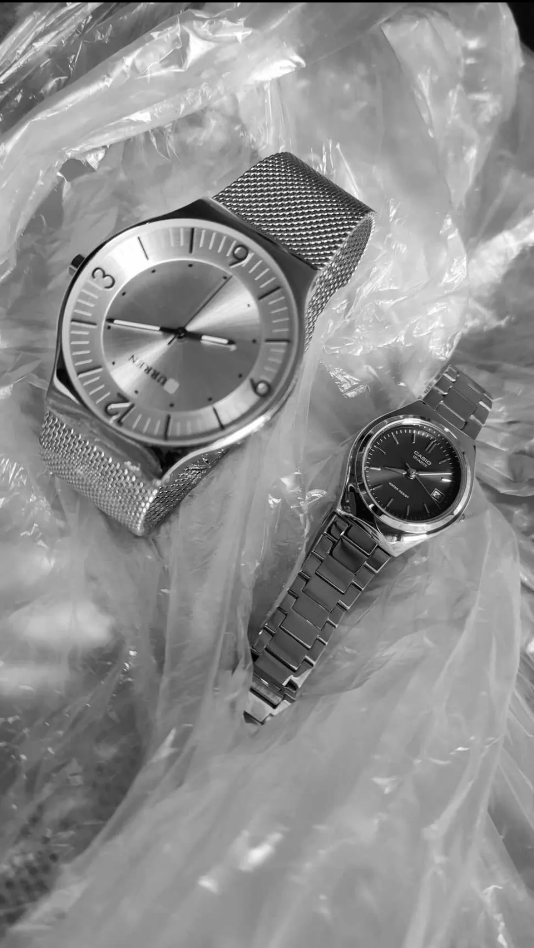 The Weight of Hours:Contrasting Chronometers