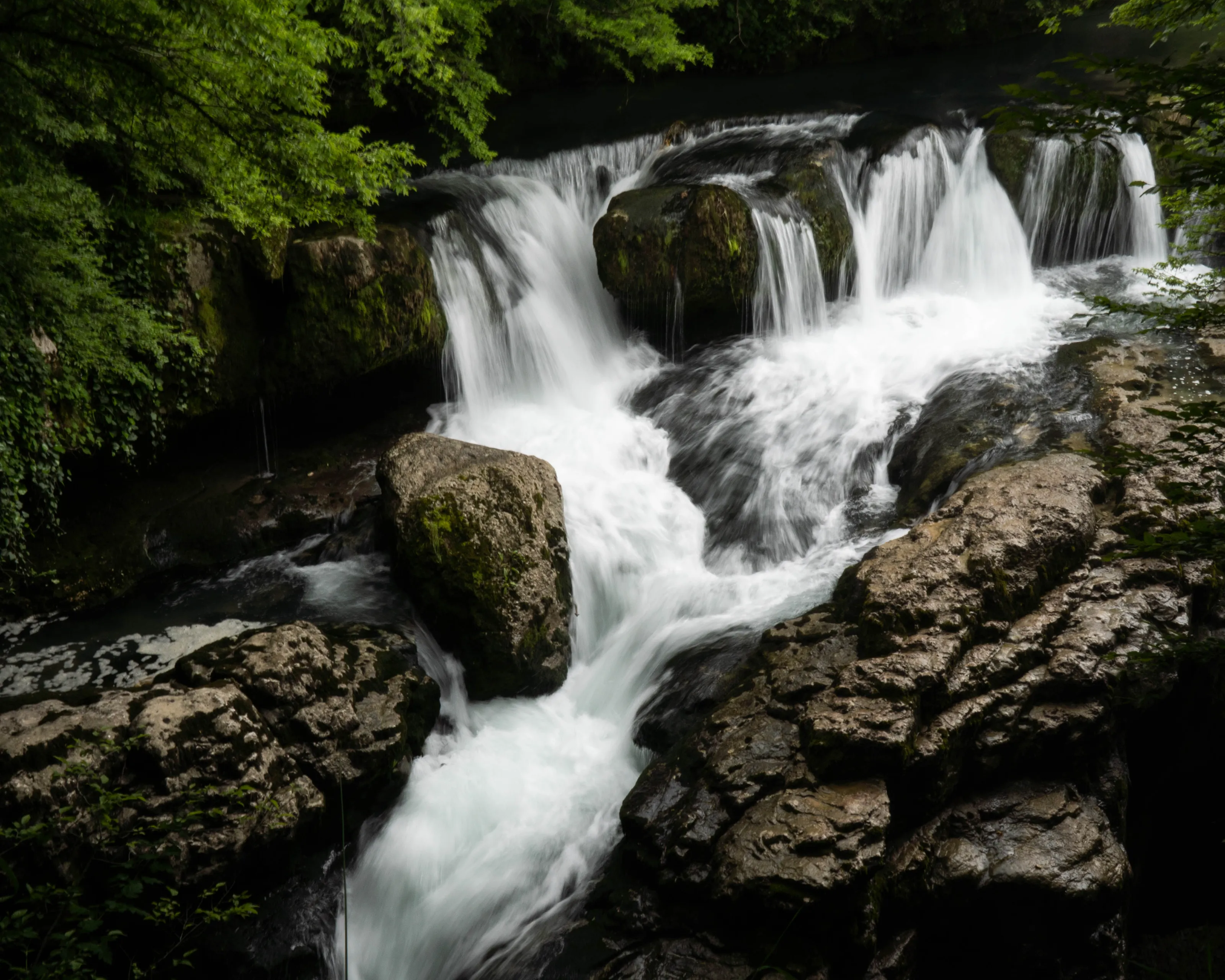 The Martvili waterfall