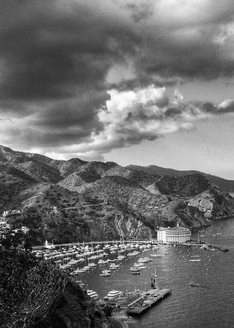 View of Avalon (in Portrait Size)