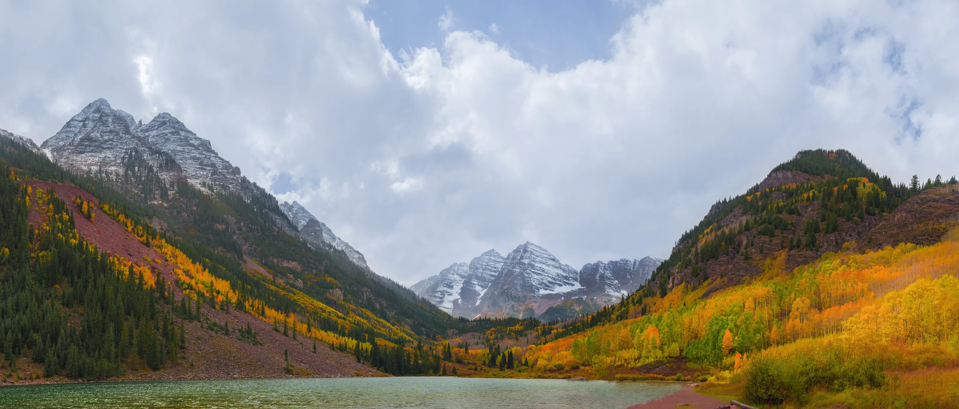 The Fall of Maroon Bells