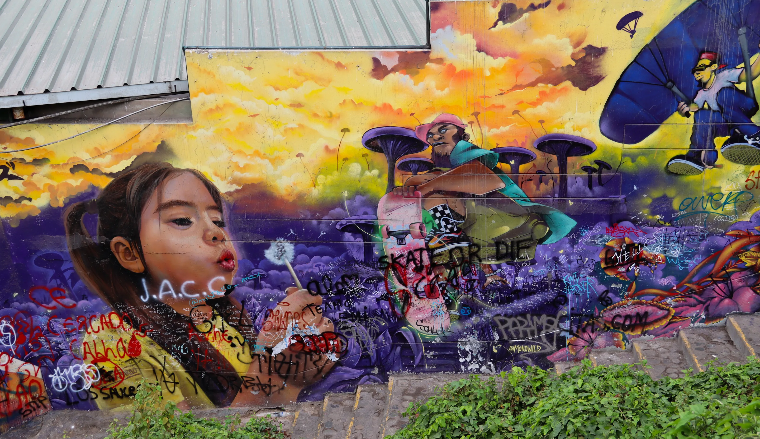 Street art in Lima, Peru
