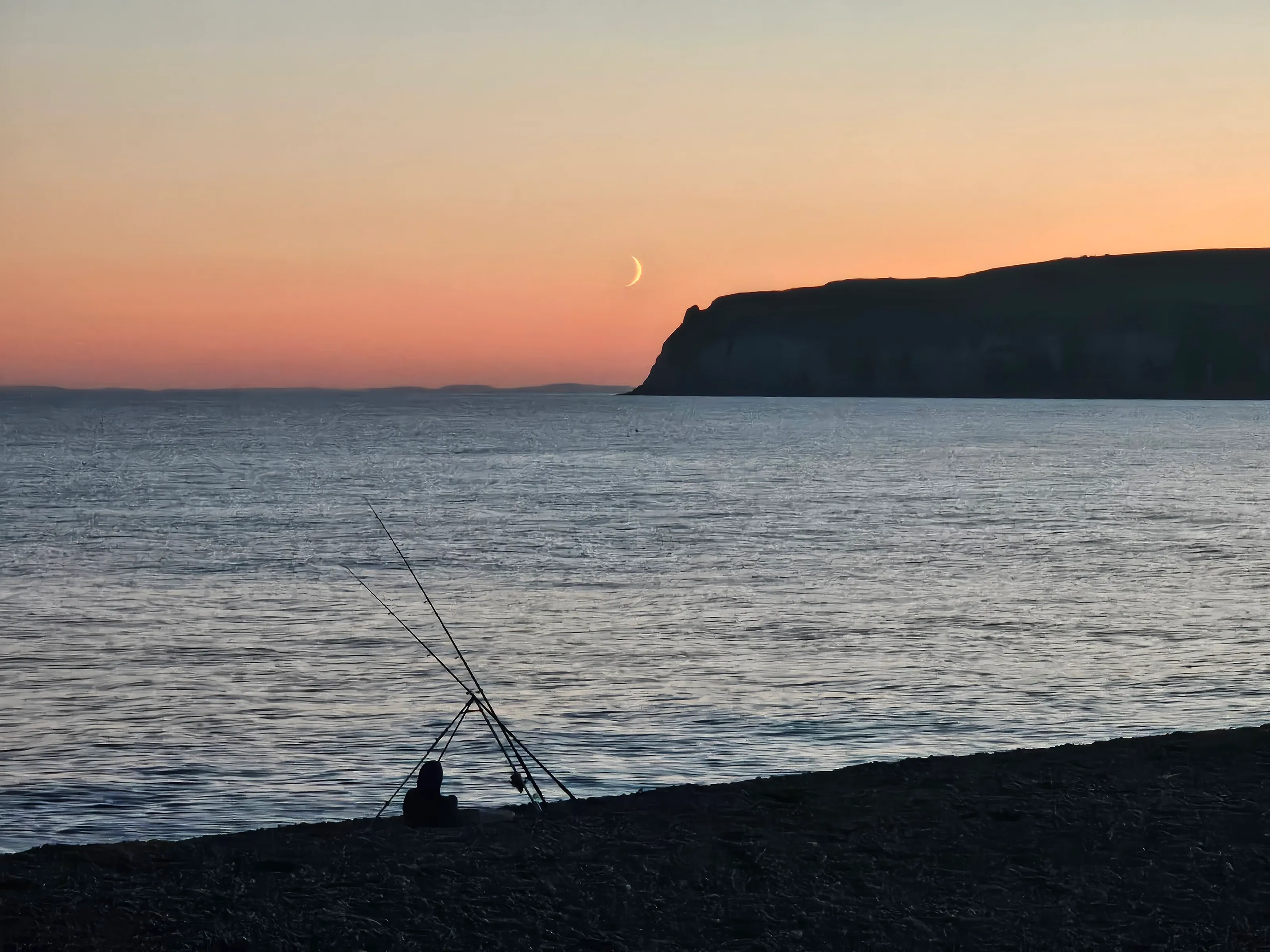 Fishing at dawn
