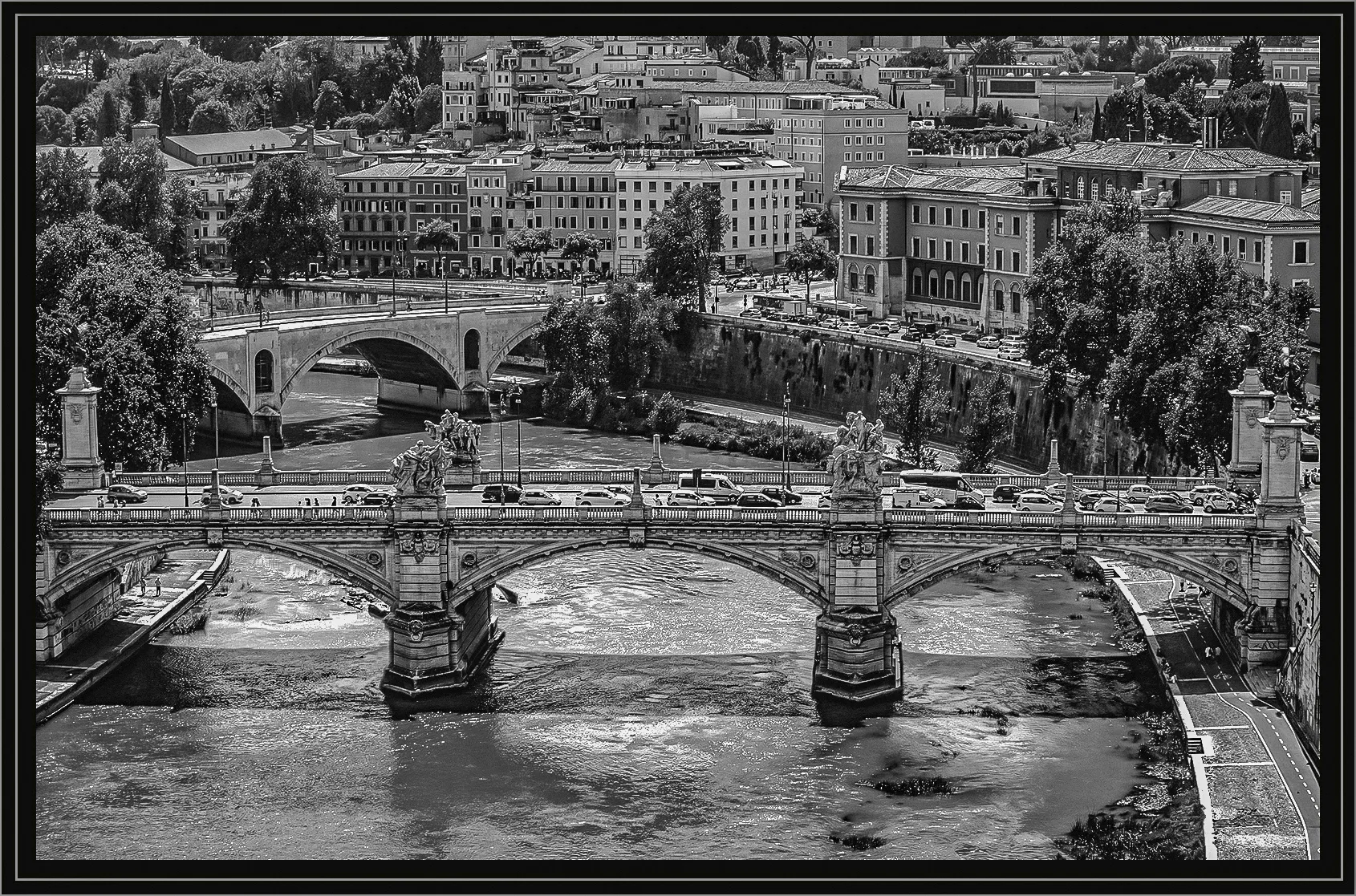Ponte Vittorio Emanuele Bridge Rome