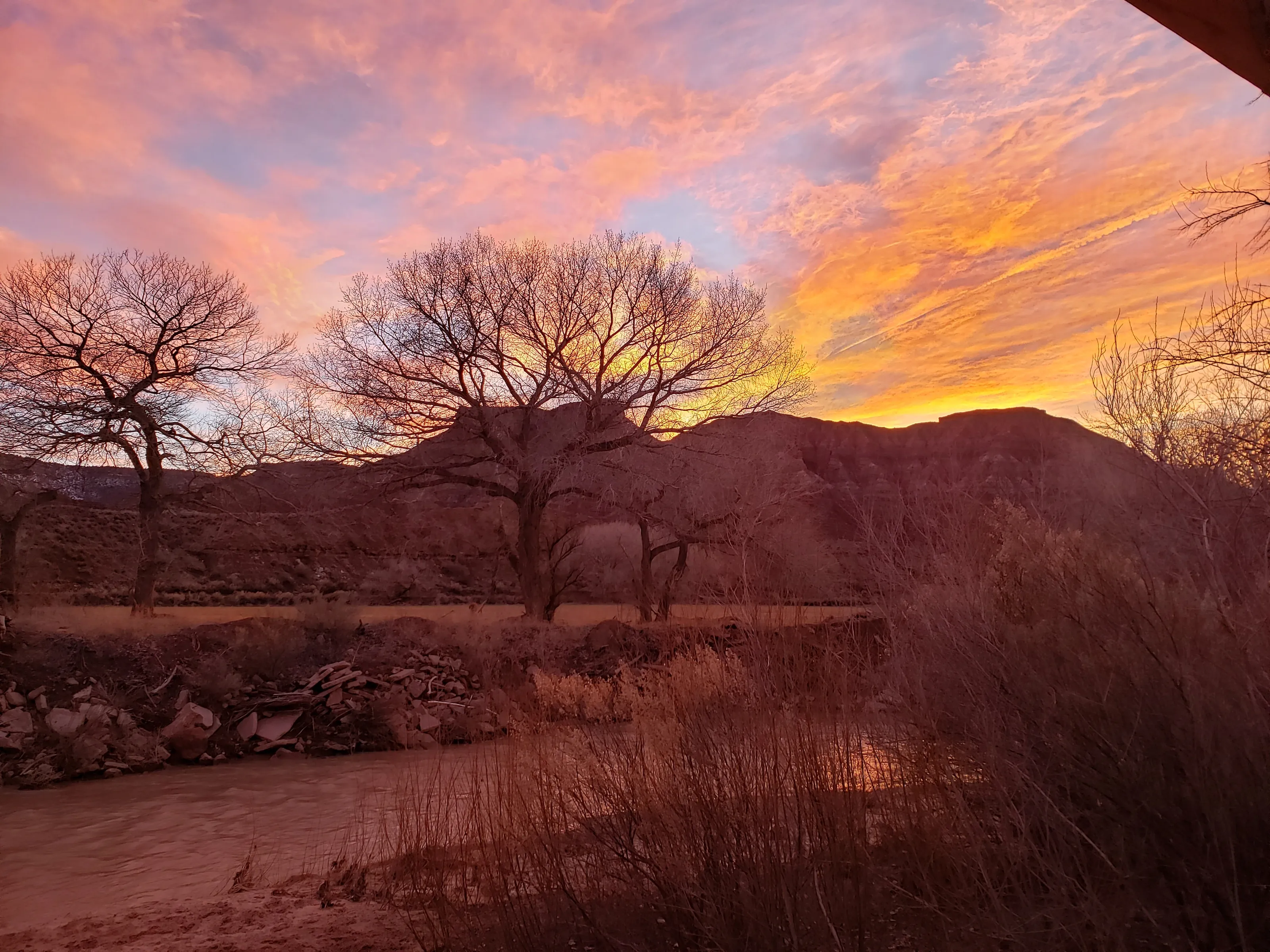 Sunrise and Sunset (in colour)