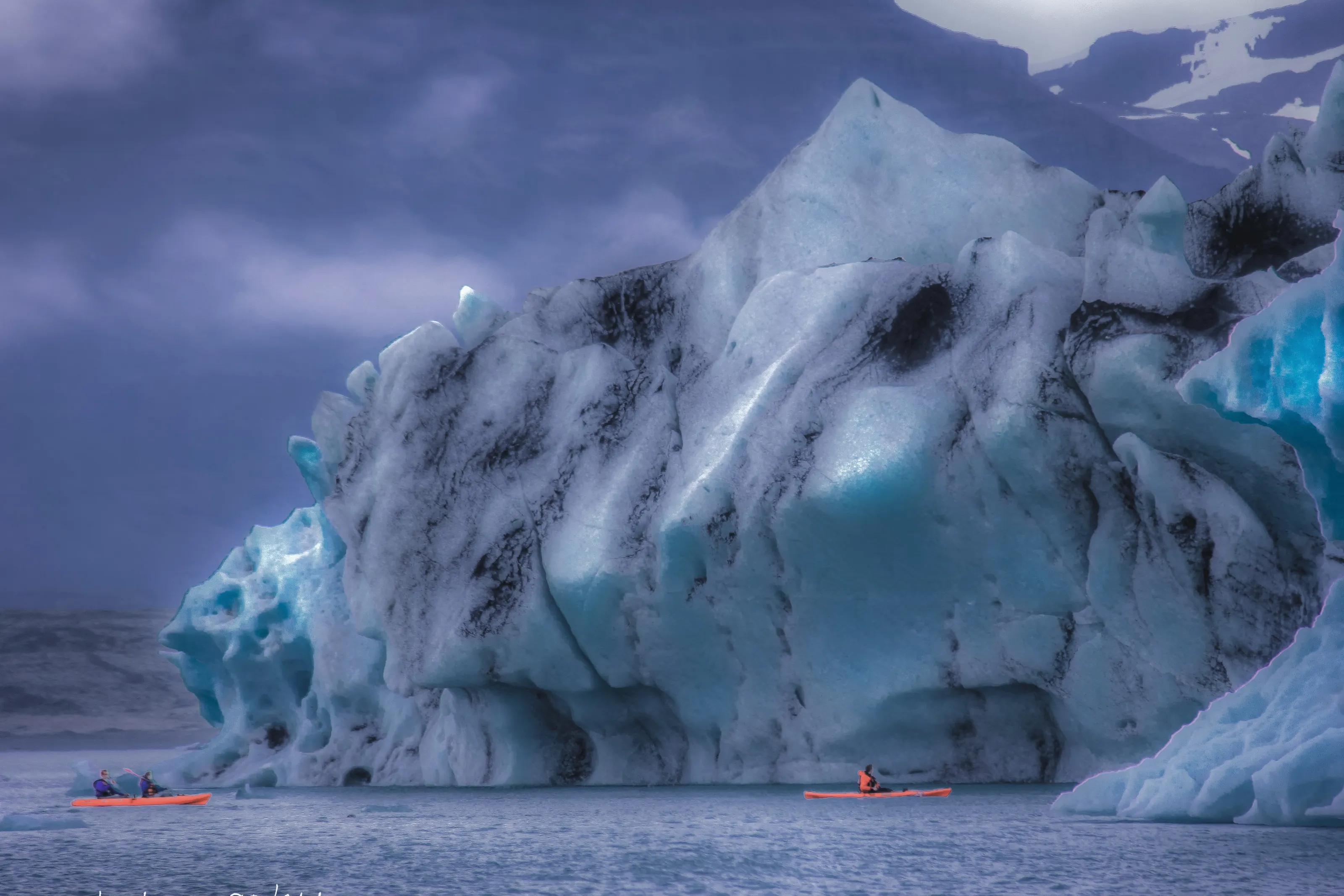 Icebergs in Jökulsárlón