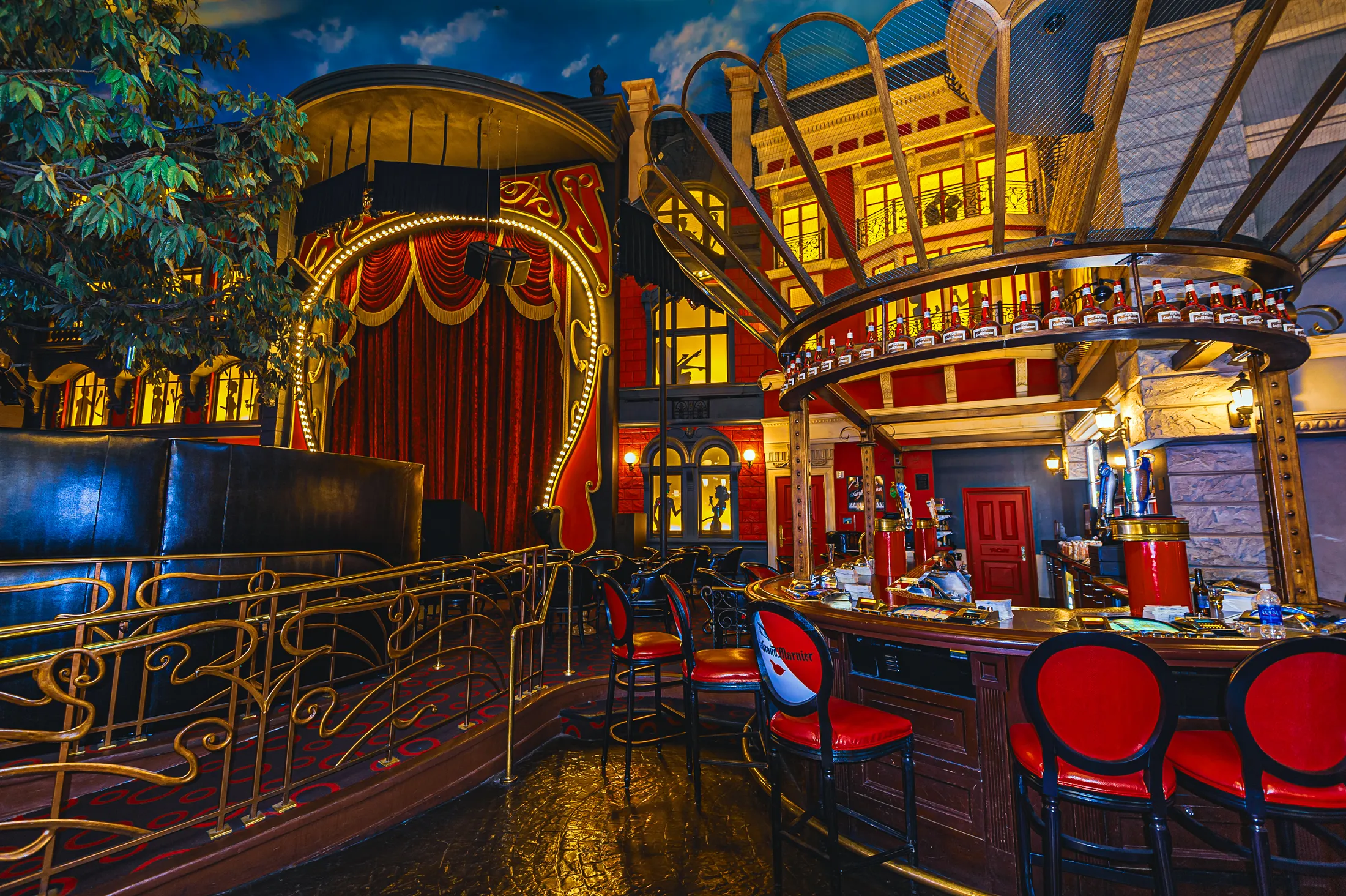 Stage and Bar