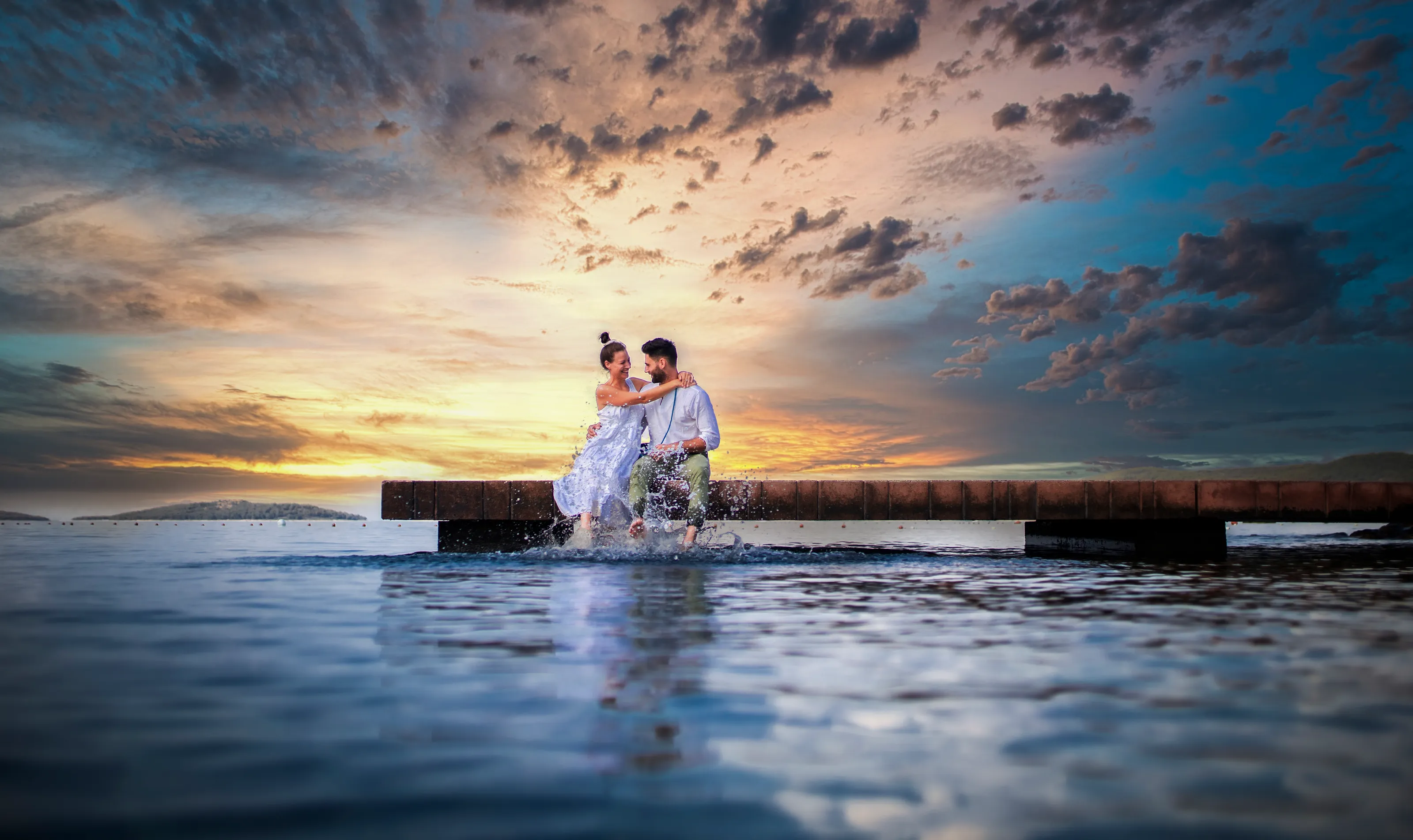 Sunset Splash