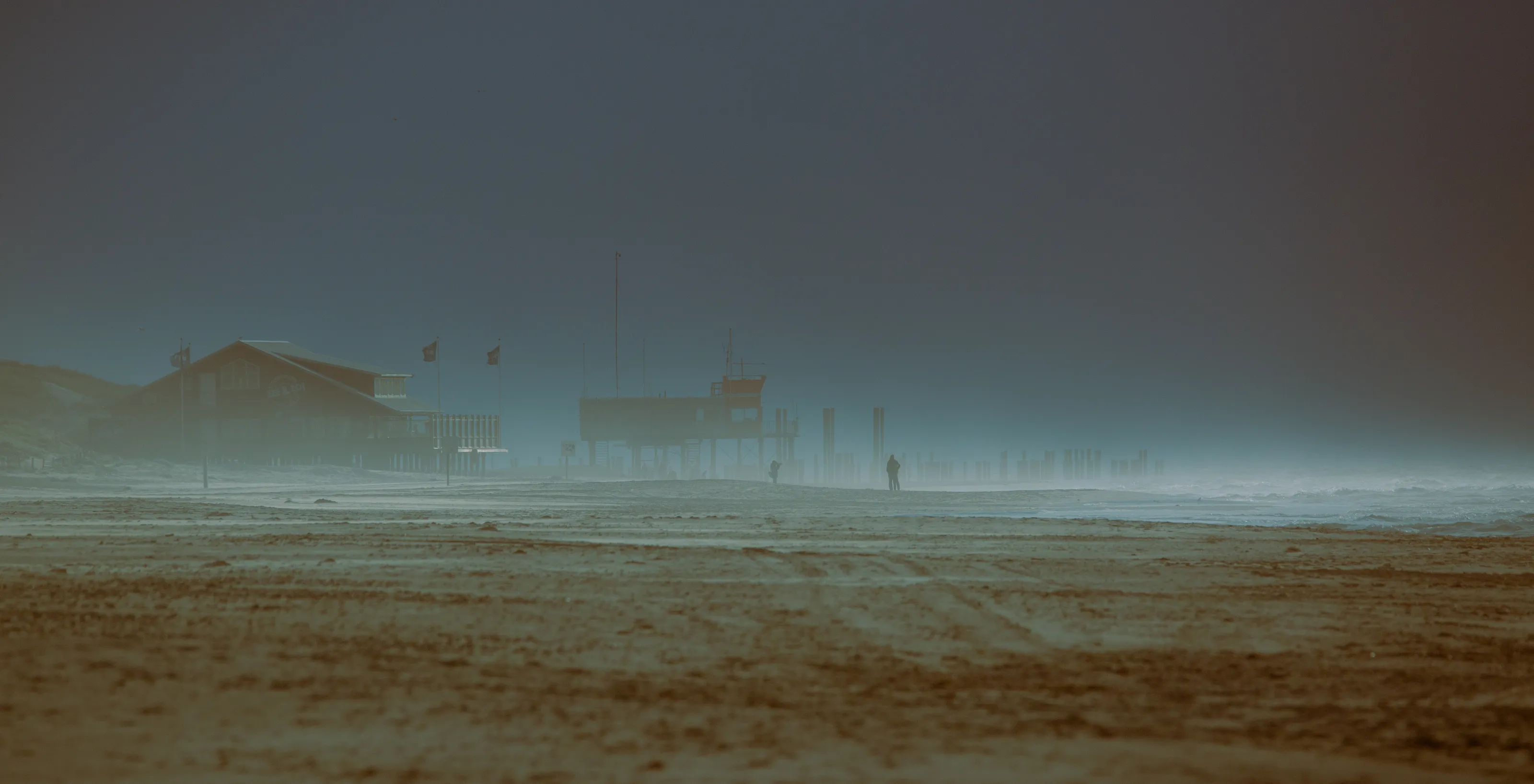 Stormy Day at Beach