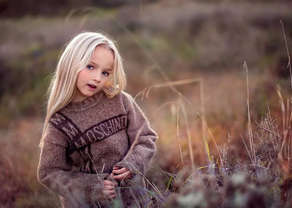 In the field