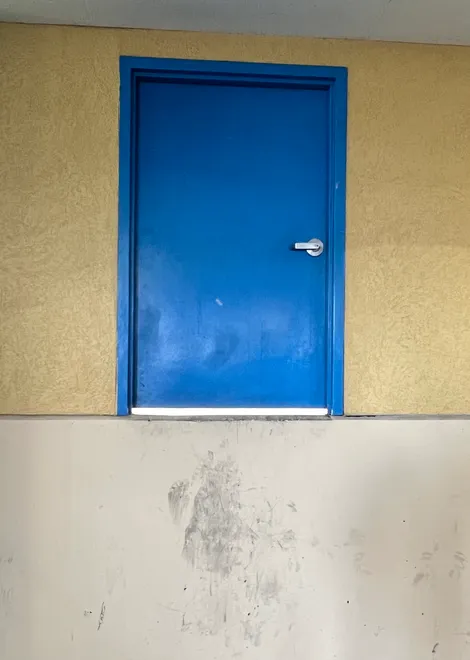 Oddly Placed Door in a Casino Parking Garage