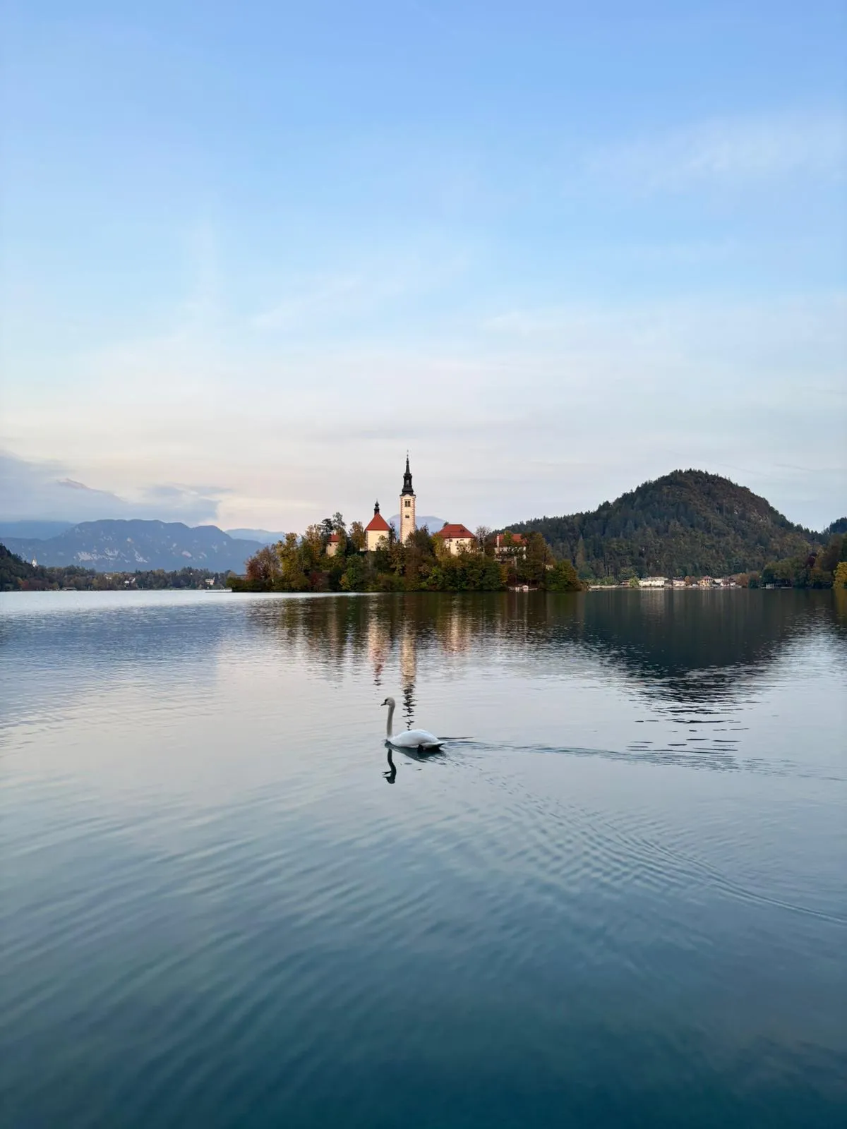 Lake Bled at sunset