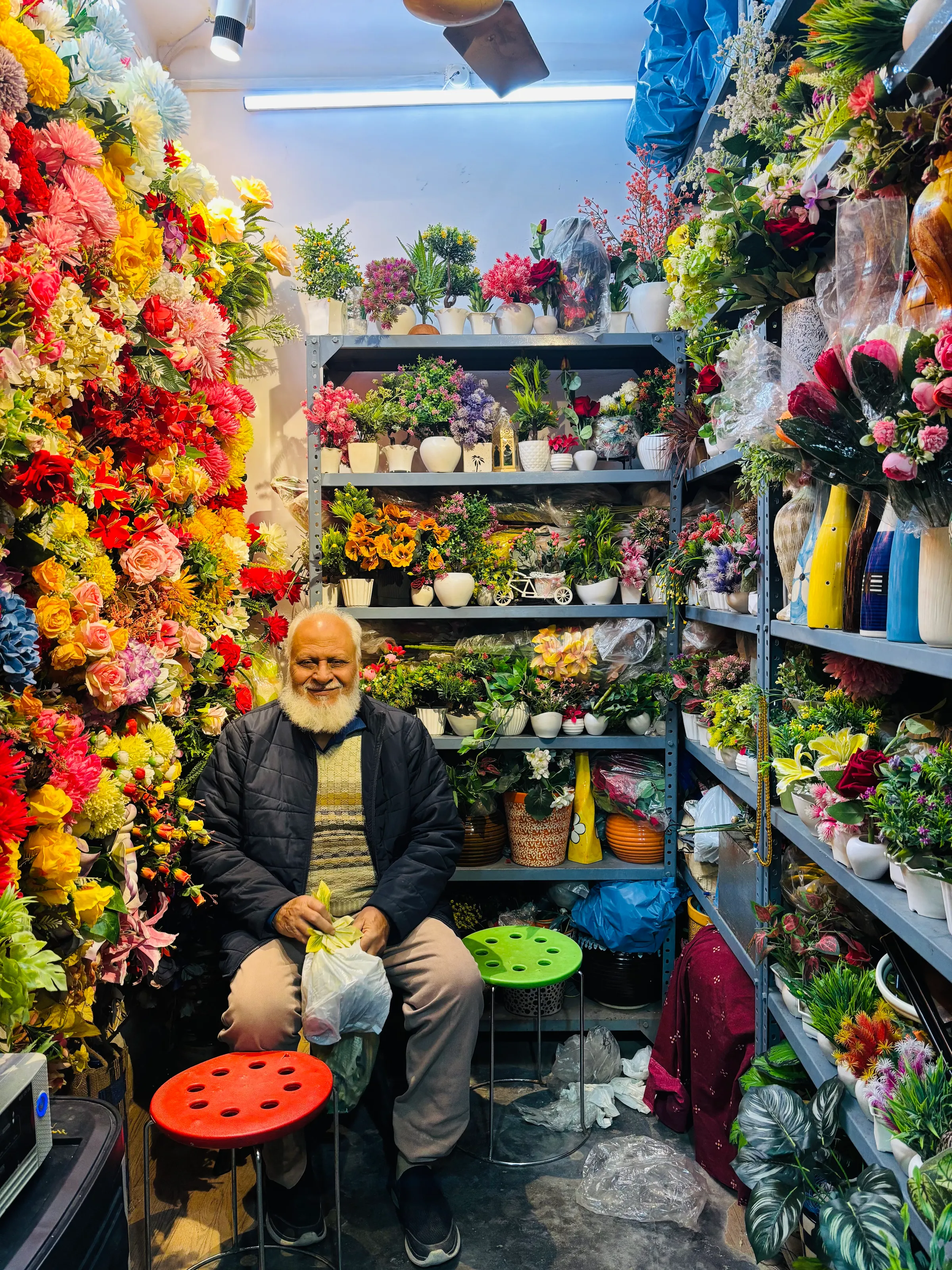 Sometimes hope looks like a stranger in a flower shop