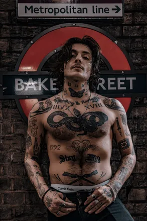 Portrait at Baker Street in London