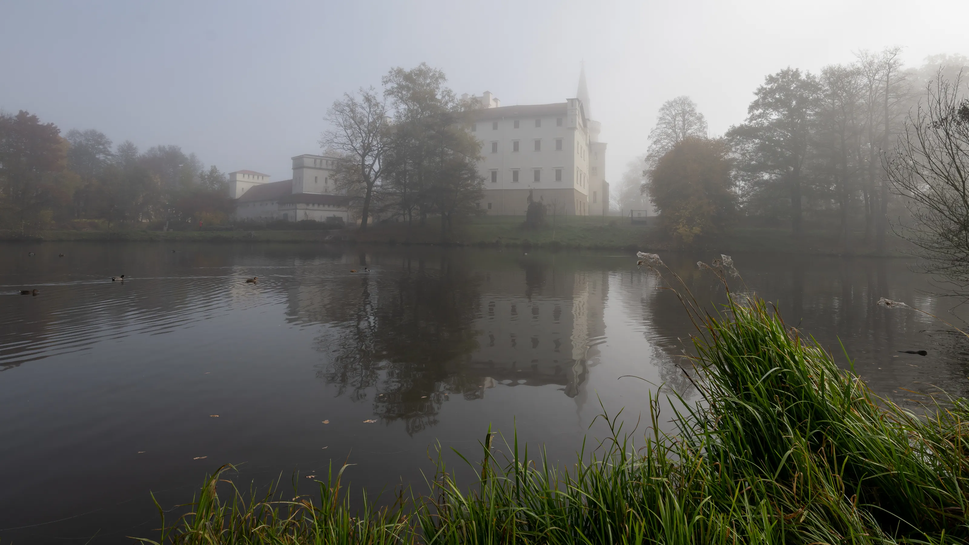 Bor Castle in the Morning Mist