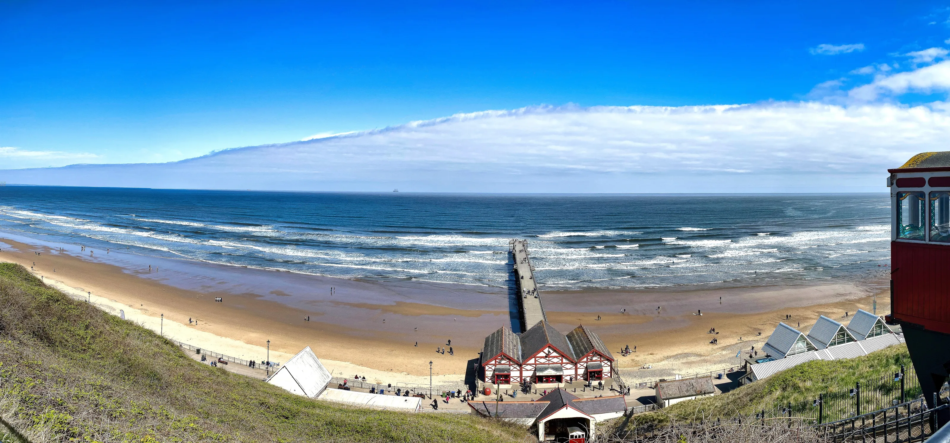 Salt burn pier