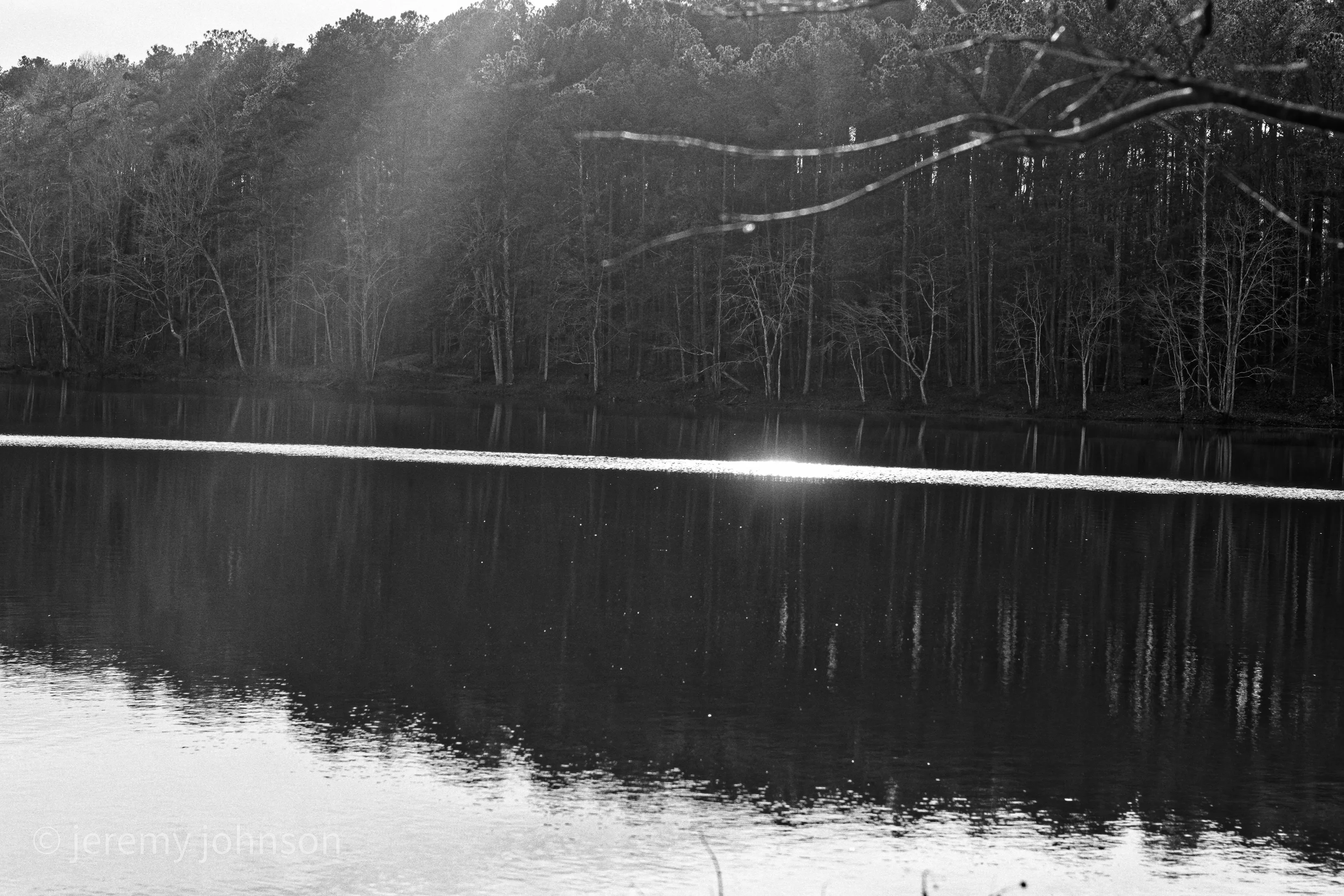 Sun kissed lake