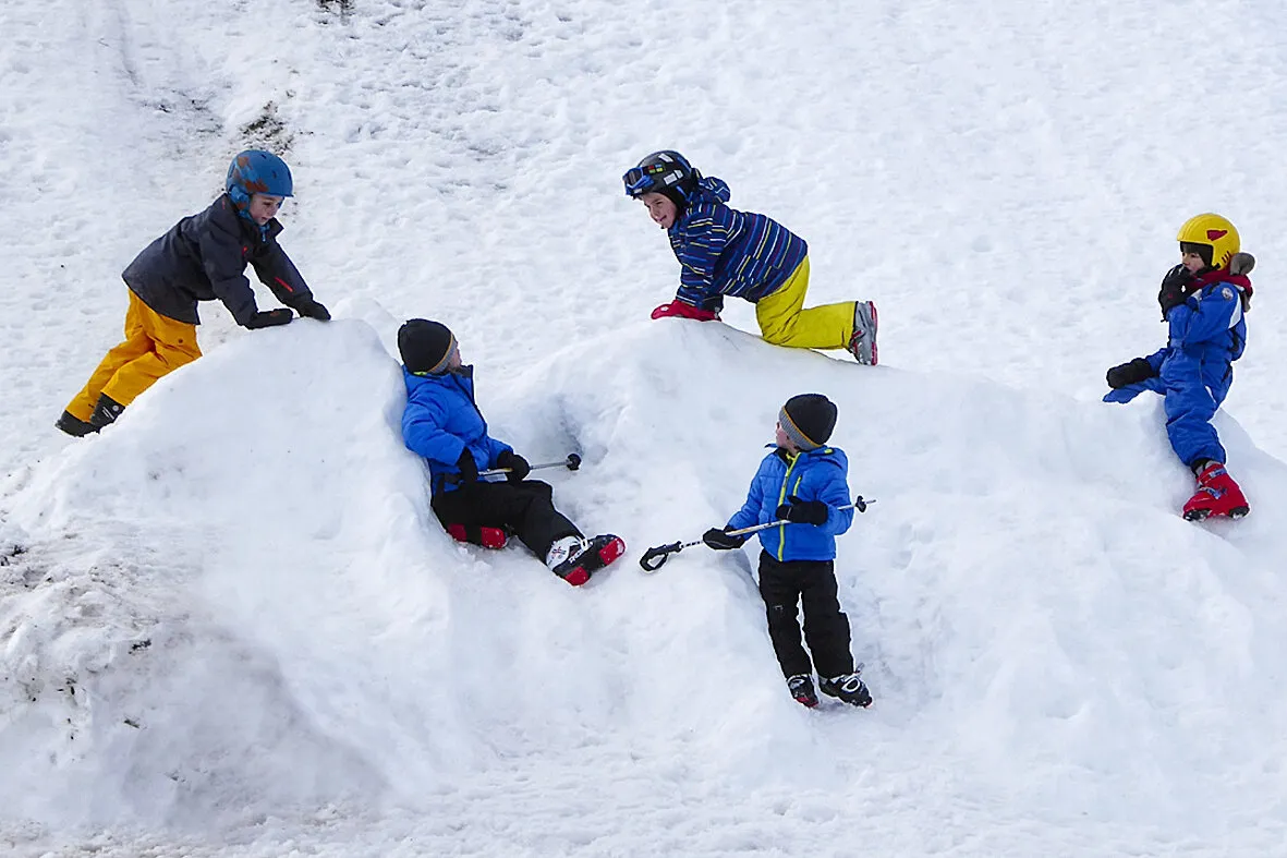 Snow Games and Sports (in colour)