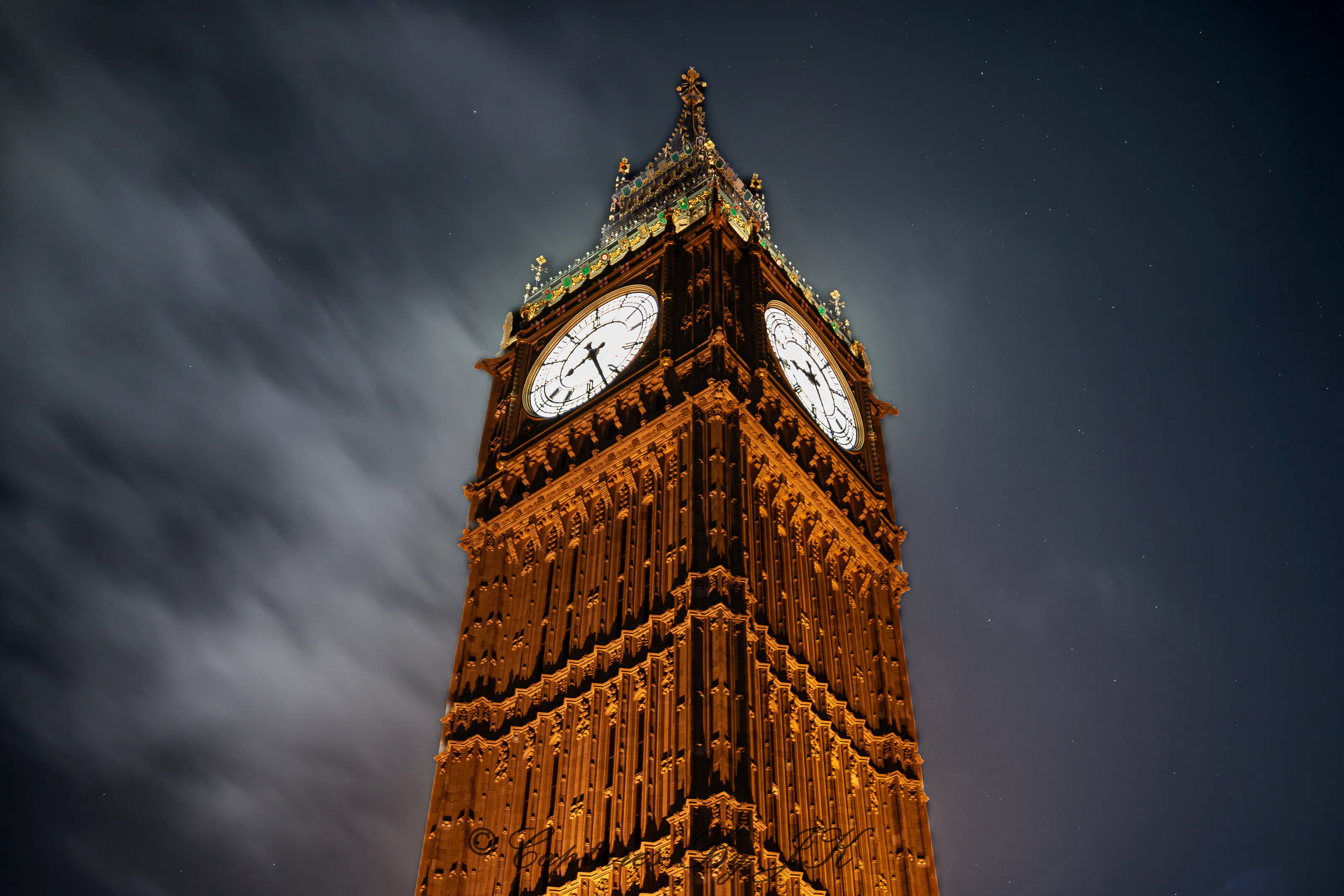 Londons, Westminster Clock, Big Ben, London, England, City, Night Life, The City That Never Sleeps