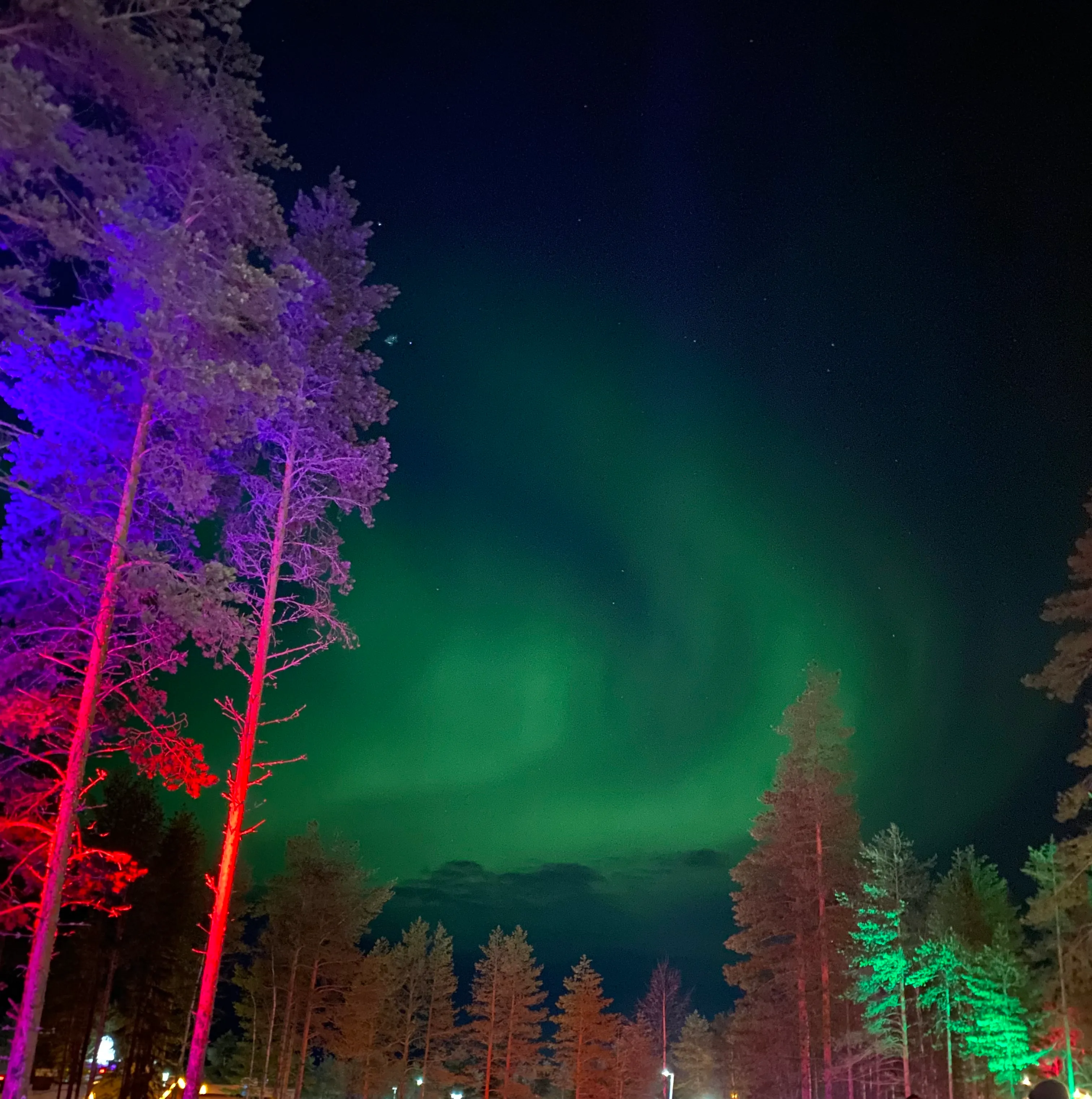 Northern lights Lapland Finland