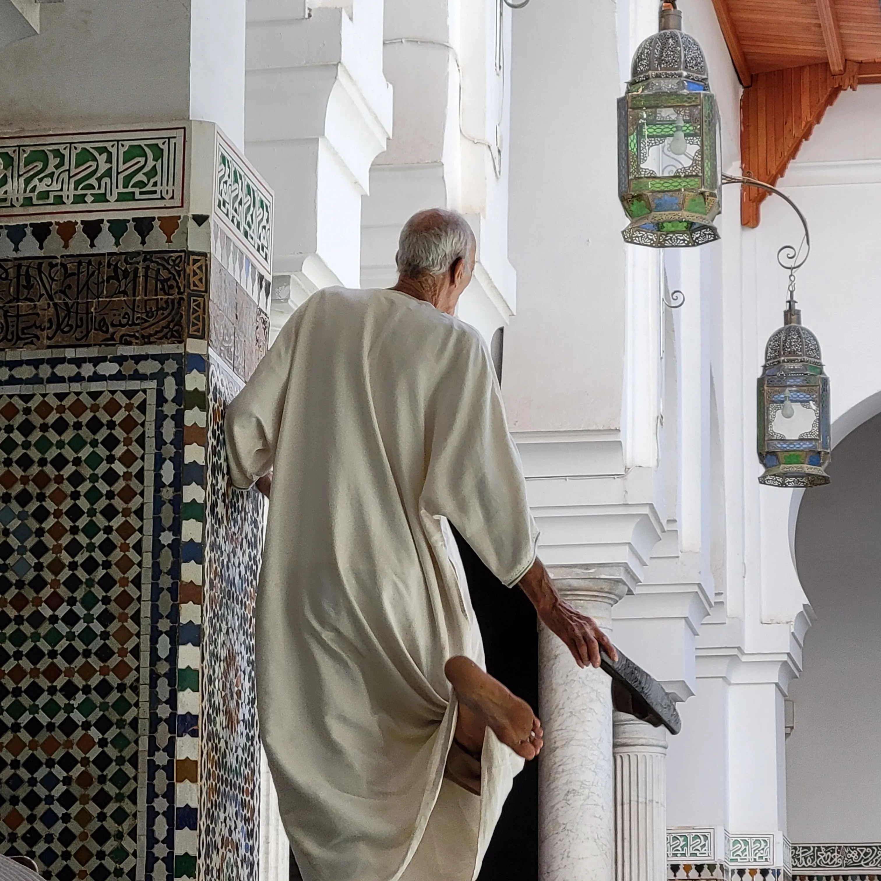 Entering the Mosque