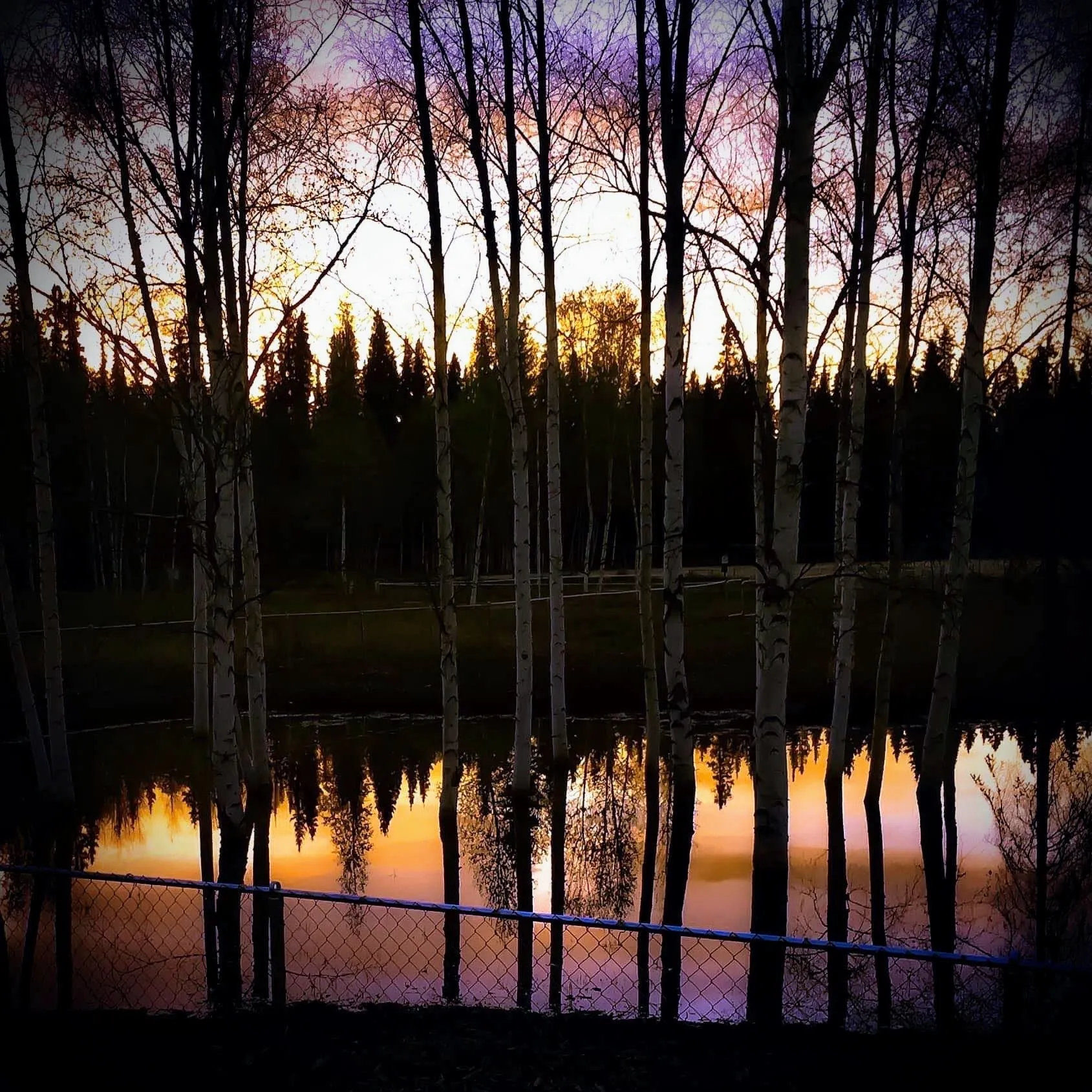 Early 4:00am run in North Pole, Alaska