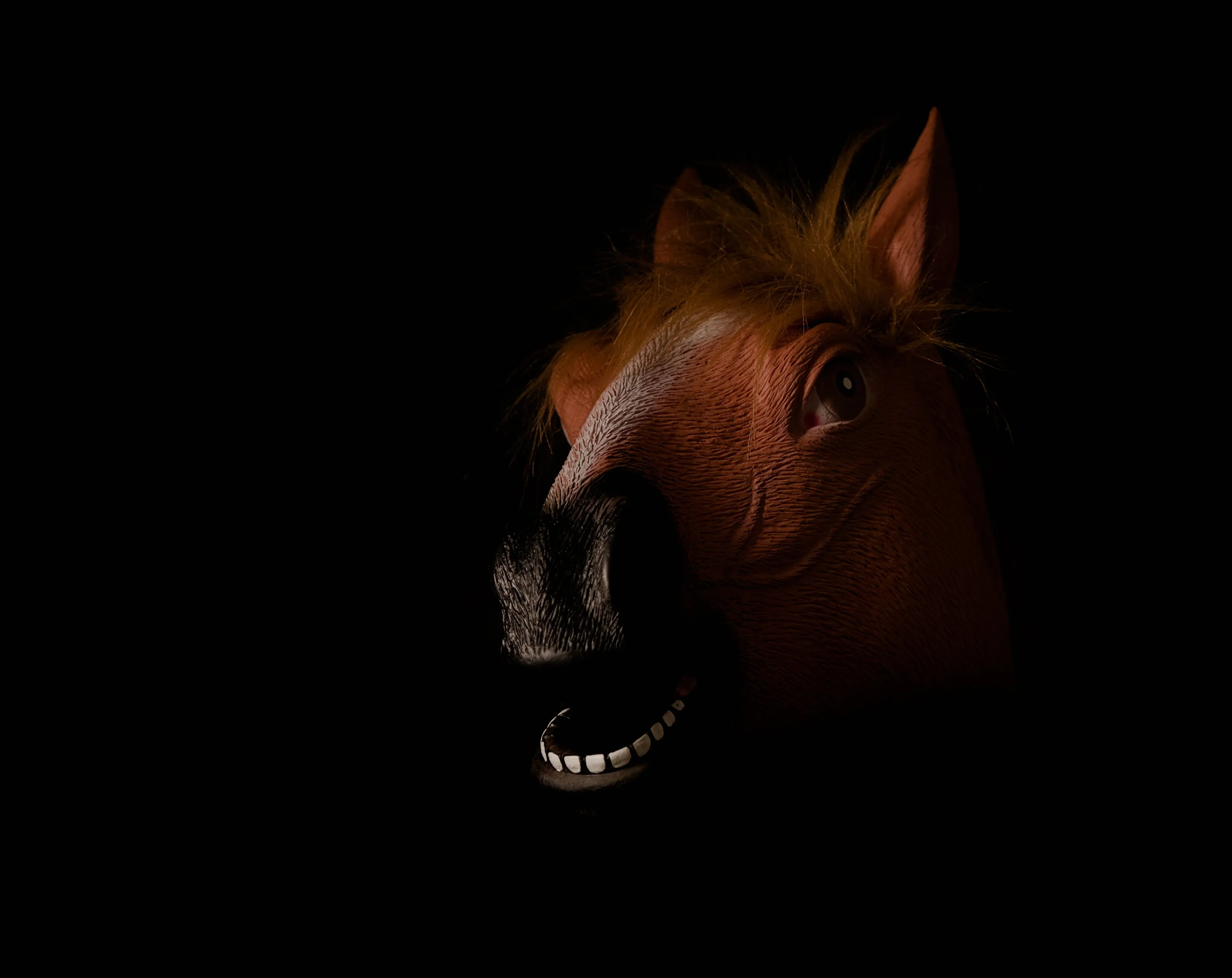Low-key portrait
