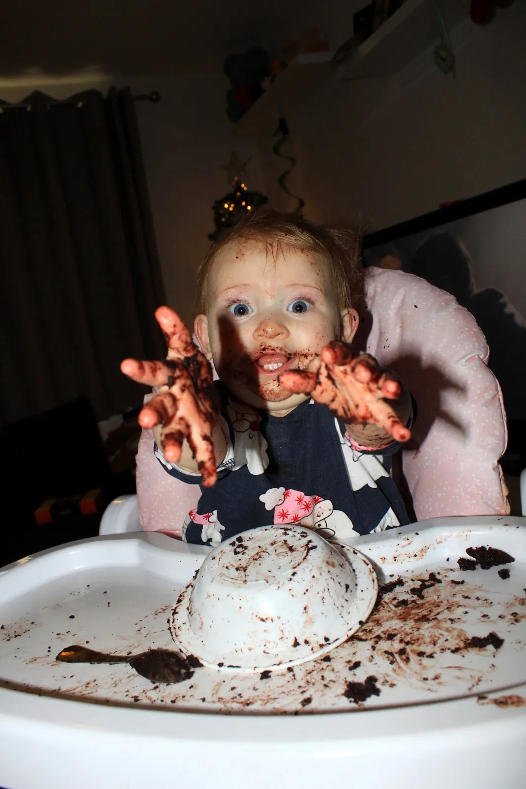 Messy Christmas dinner