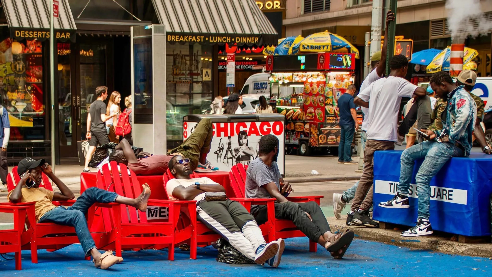 Chilling in the Big Apple