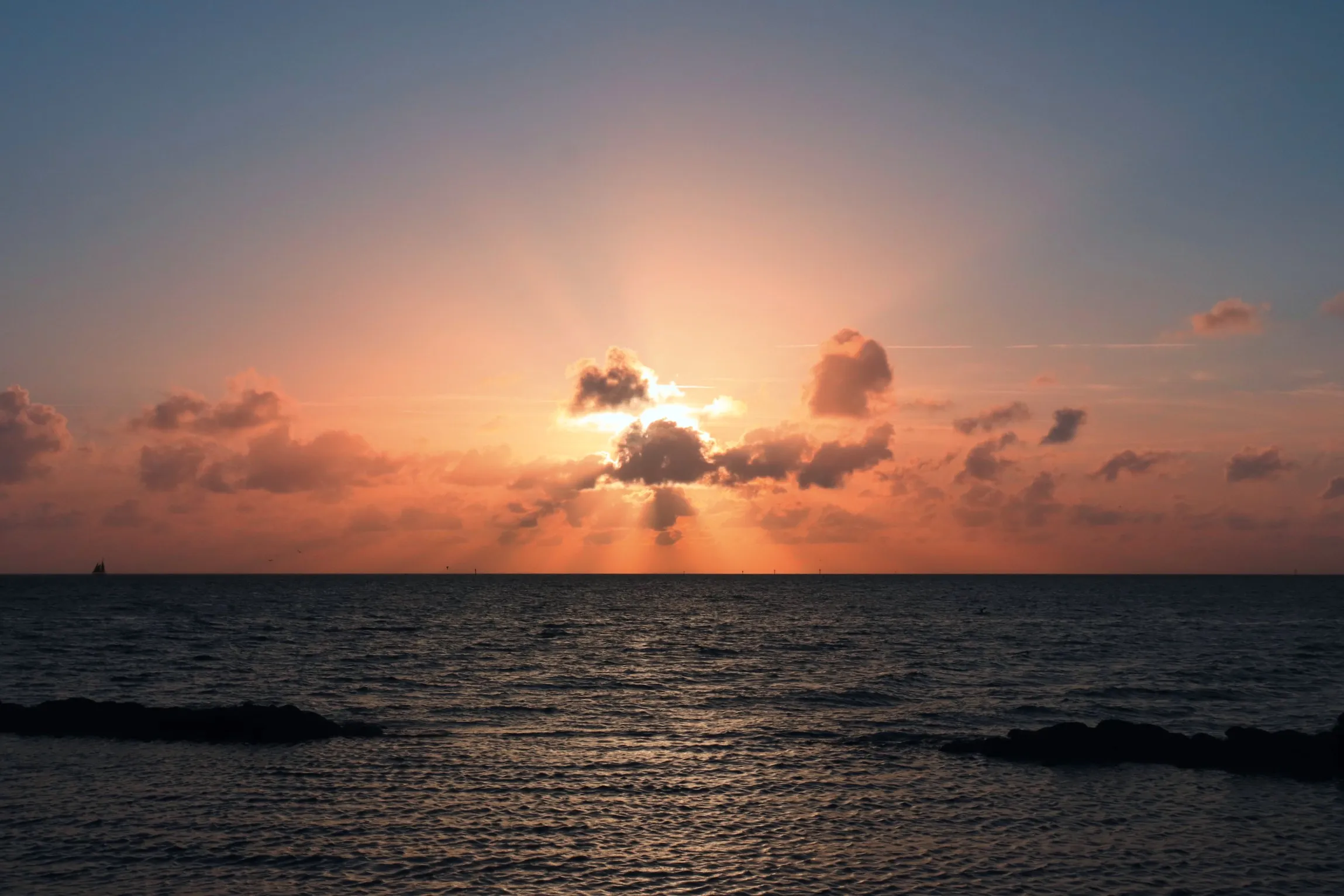 Sunshine at Sunset